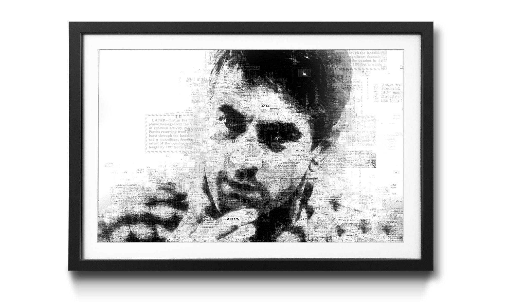 WandbilderXXL Bild mit Rahmen De Niro, Schauspieler, Wandbild, in 4 Größen erhältlich