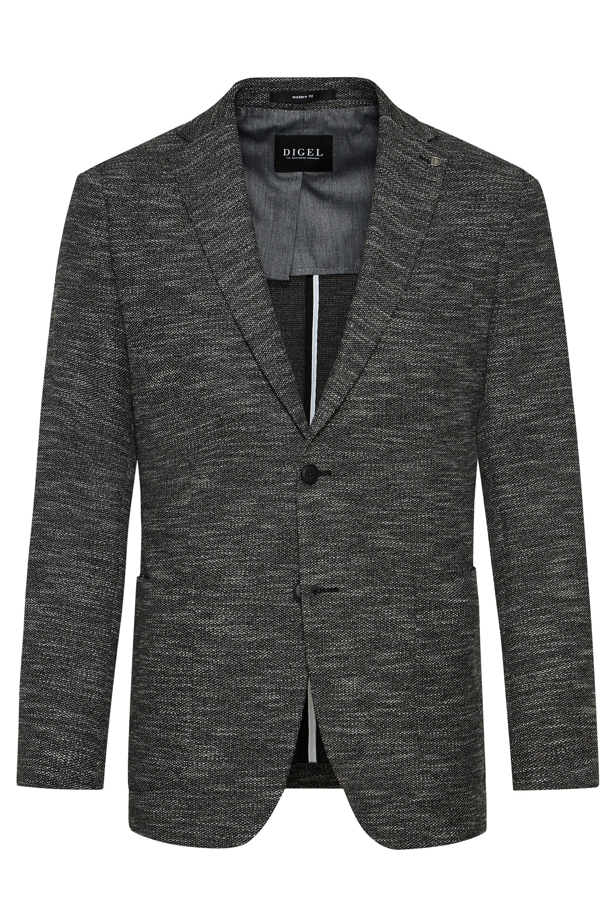 Digel Anzugsakko Edward-ST (1-tlg., Jersey) Abnehmbarer Revers-Pin günstig online kaufen