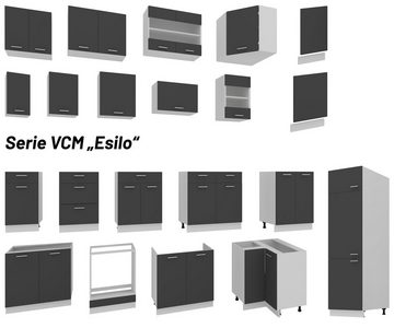 VCM Unterschrank Küchenschrank B. 60 cm Hochschrank Küche Esilo