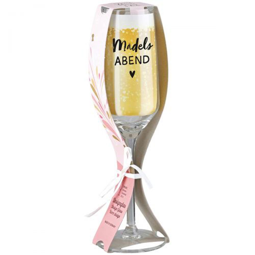 GILDE Sektglas Sektglas Mädelsabend und Let´s talk about Sekt, Glas