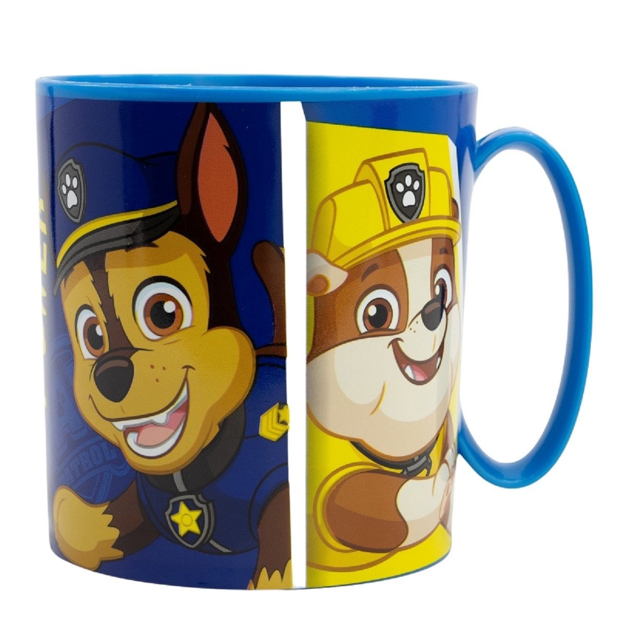 PAW PATROL Becher - Mikrowellengeeigneter Kunststoffbecher 390 ml – für Kinder, ideal für Kinder, perfekt für unterwegs