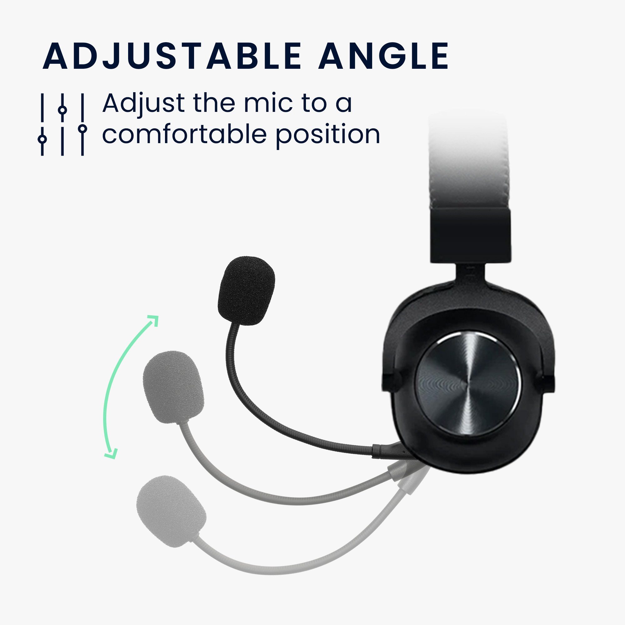 kwmobile Ersatz Kopfhörer Mikrofon für Logitech G Pro X Gaming-Headset Zubehör (Headset Microphone) – Bild 4 von 5