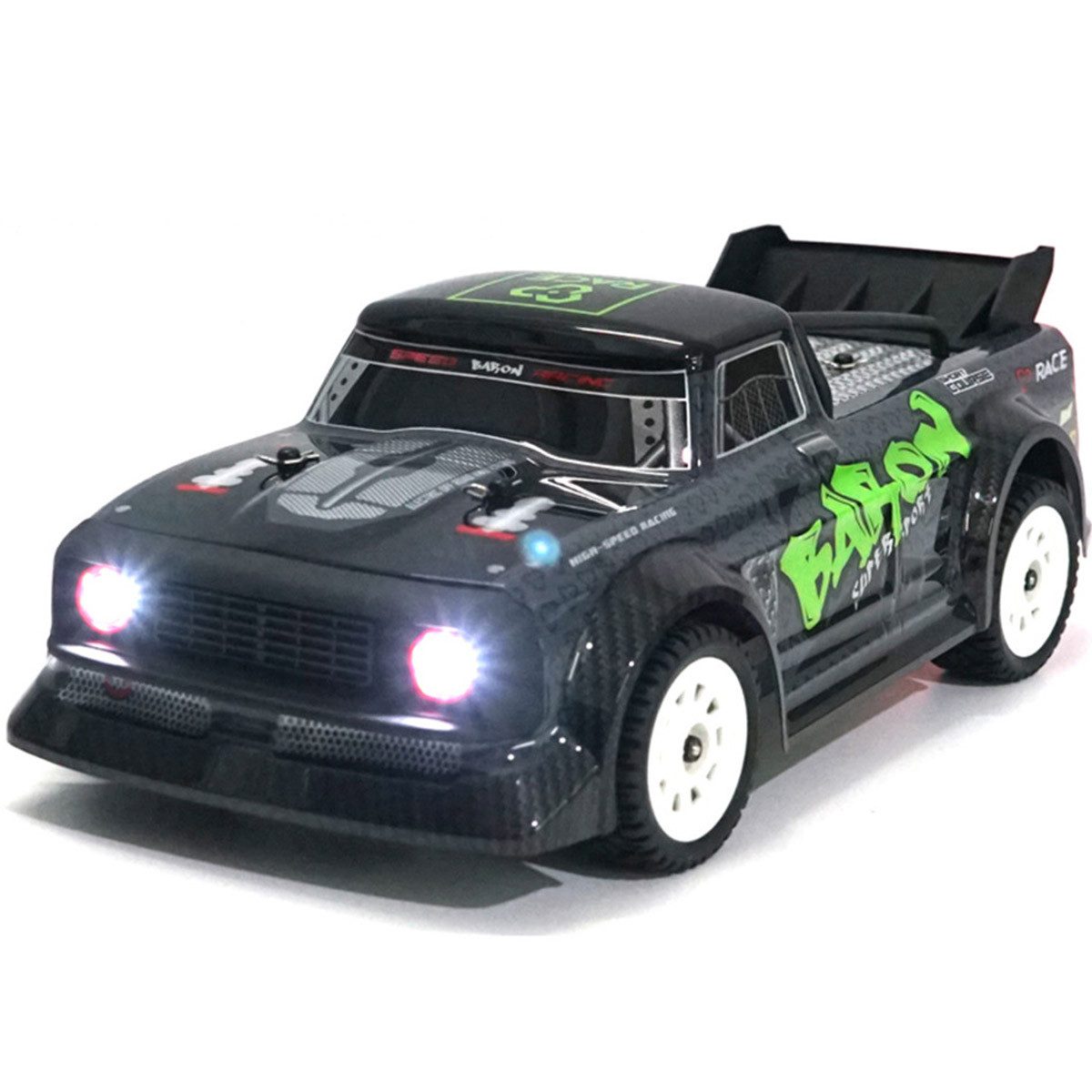 Thumbnail - Insma RC-Auto RTR 1:16 2,4GHz 4WD Ferngesteuerte-Truck Drift On-Road, 30km/h mit LED Licht