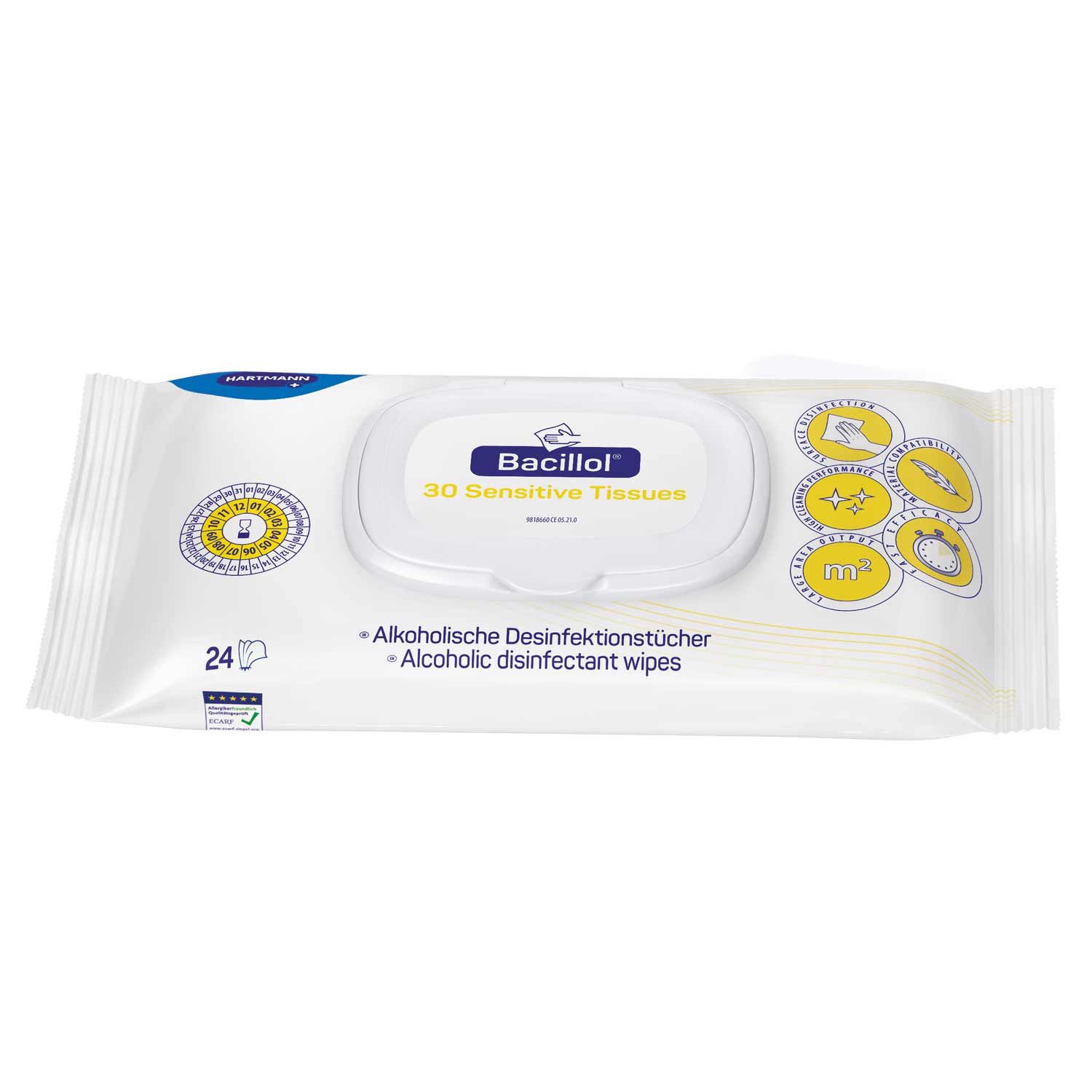Sterillium® BODE Sterillium home Flächendesinfektionstücher 10x80 Tücher Oberflächen-Desinfektionsmittel