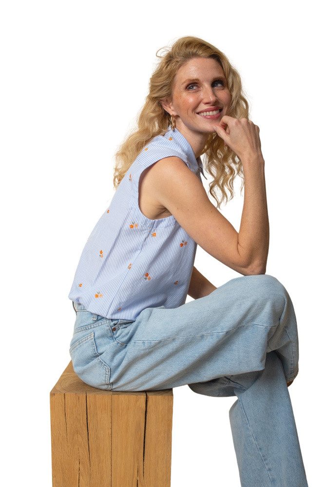 Emily Van Den Bergh Schlupfbluse Damenbluse 8979-811