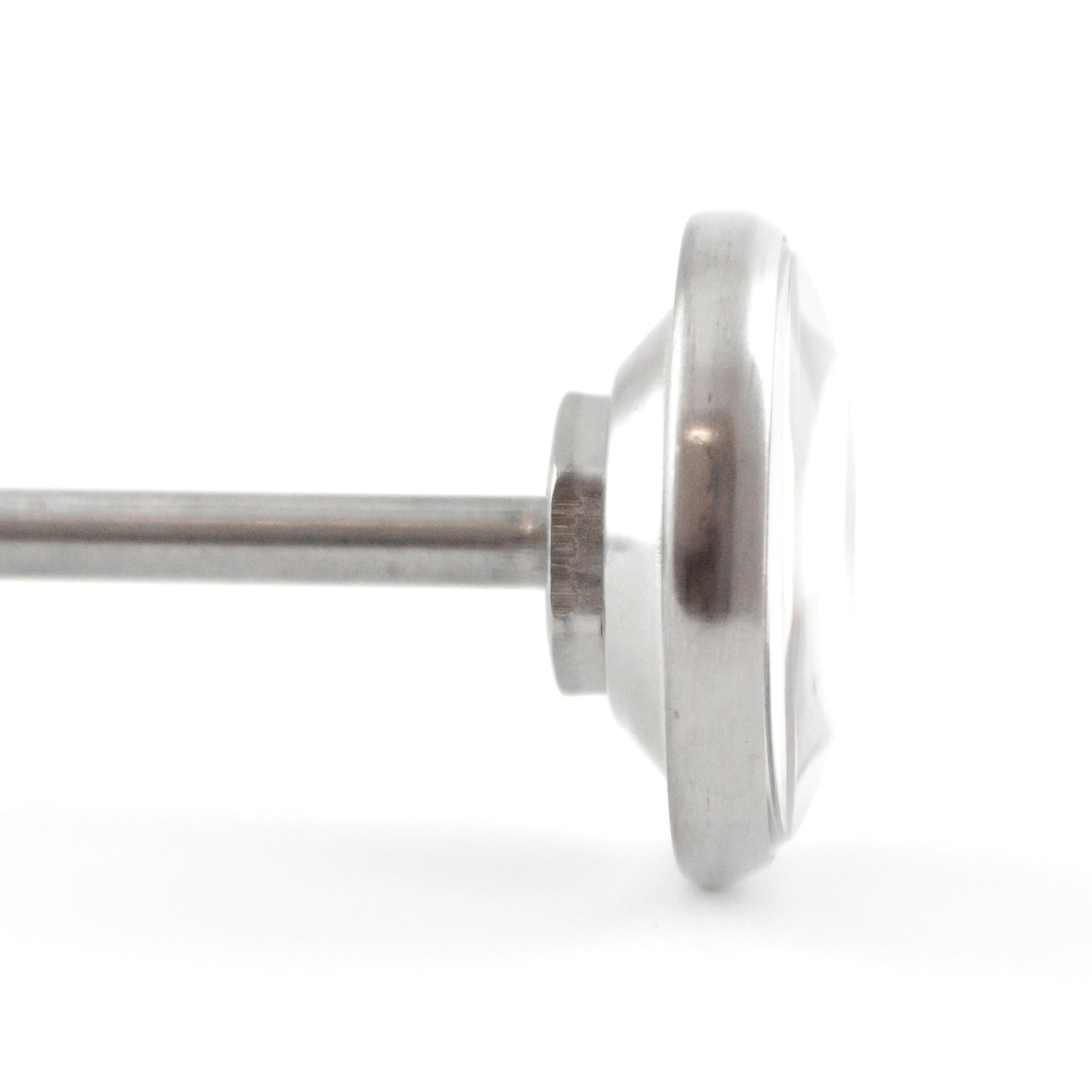 Lantelme Bratenthermometer Analog Edelstahlspitze -10 bis +100°C Bimetal Einstichthermometer, 1-tlg., Thermometer für Umweltbewußtes Kochen, Braten oder beim Grillen