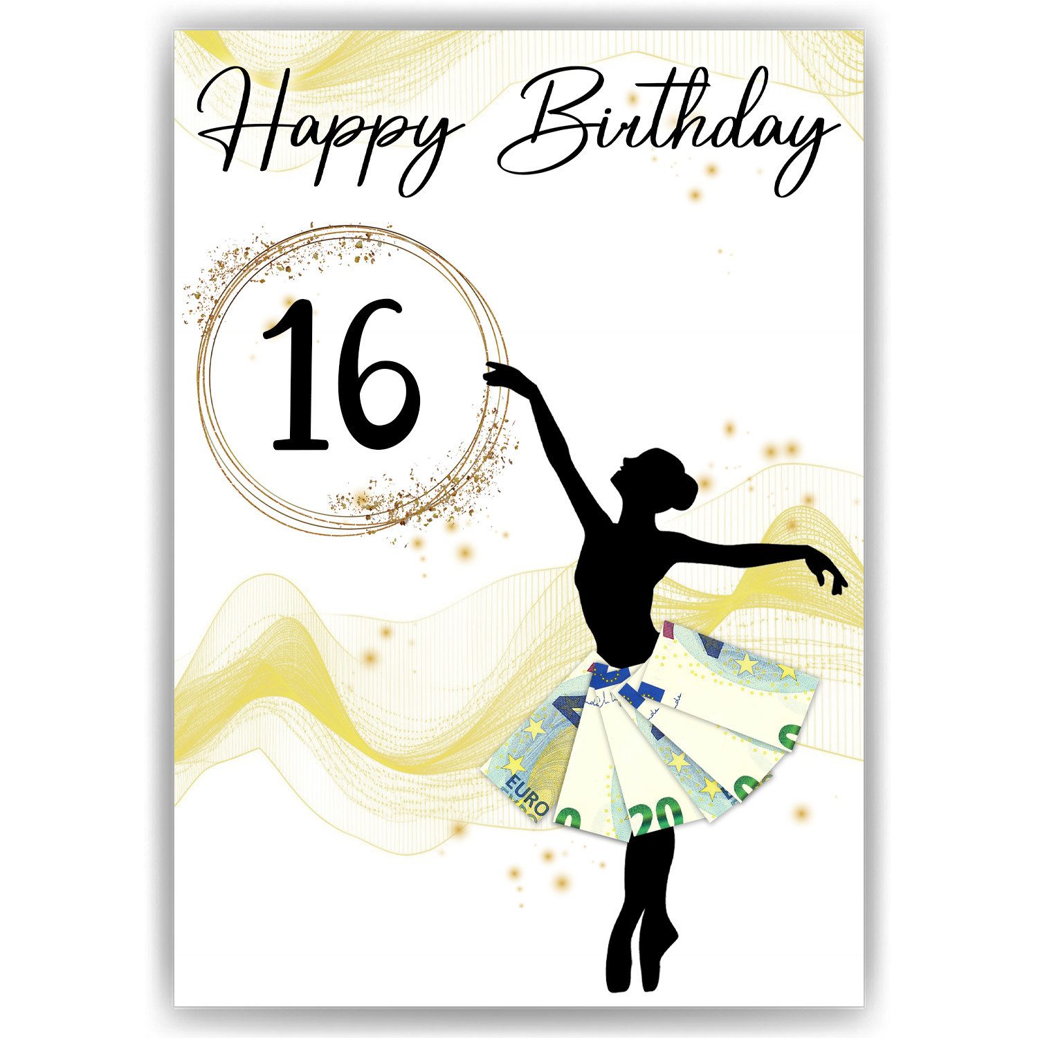 Tigerlino Poster Geburtstag Geldgeschenk Frauen Freundin günstig online kaufen