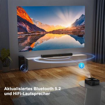 Ultimea Apollo P40 + Tapio VII 2.1 Heimkinosystem (beamer & Soundbar, 1080P, 700ANIS)