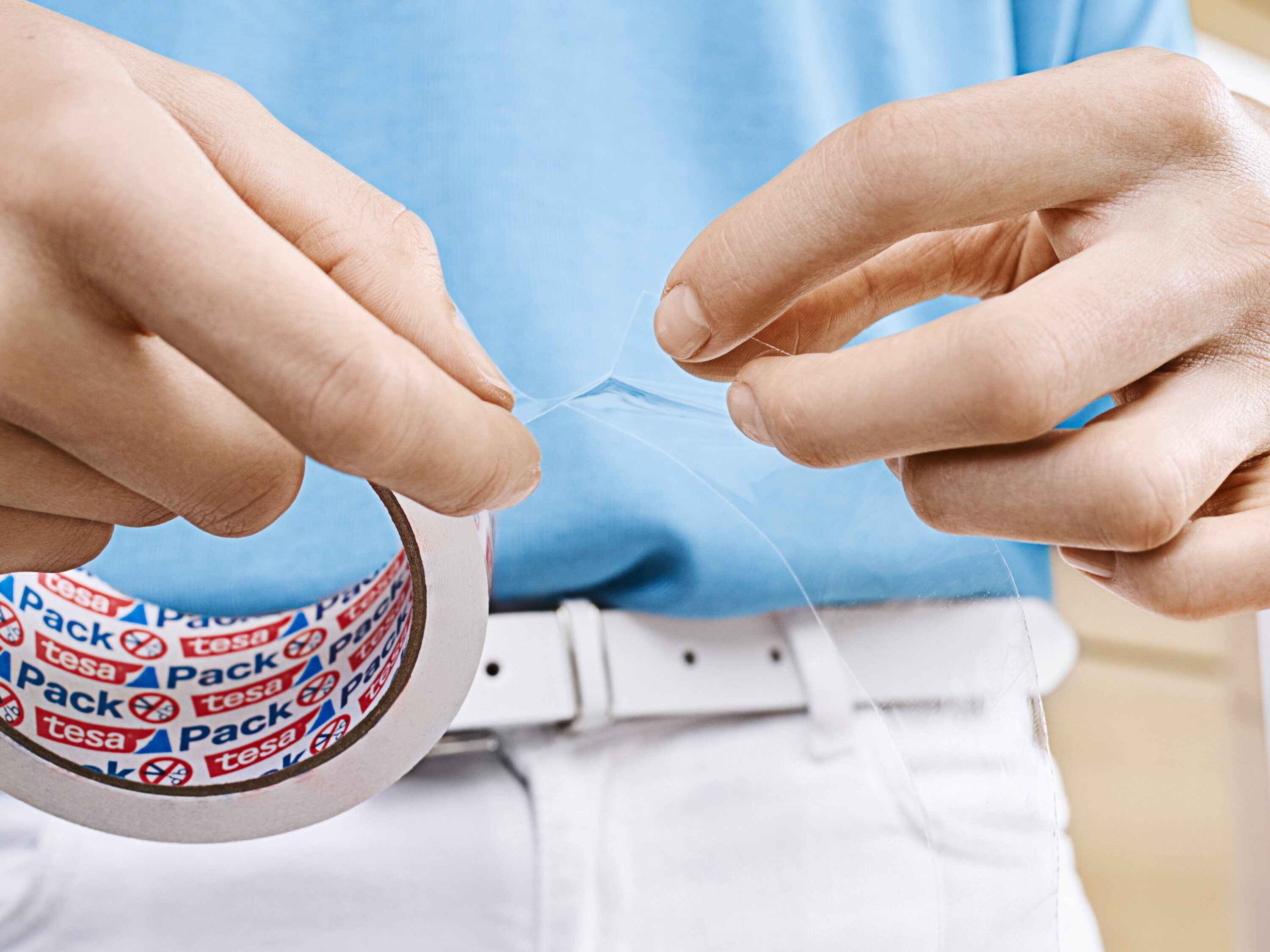tesa Klebeband tesapack Packband (Spar-Set, 3-St., 3 Rollen tesapack® crystal clear, 66 m x 50 mm) transparent - je 66 m : 50 mm