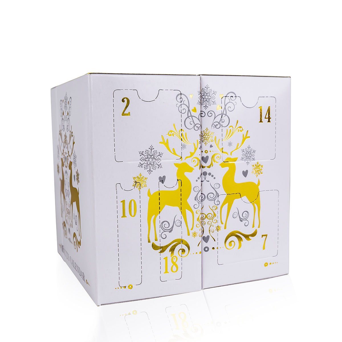 ACCENTRA Adventskalender GOLD, in Würfelbox