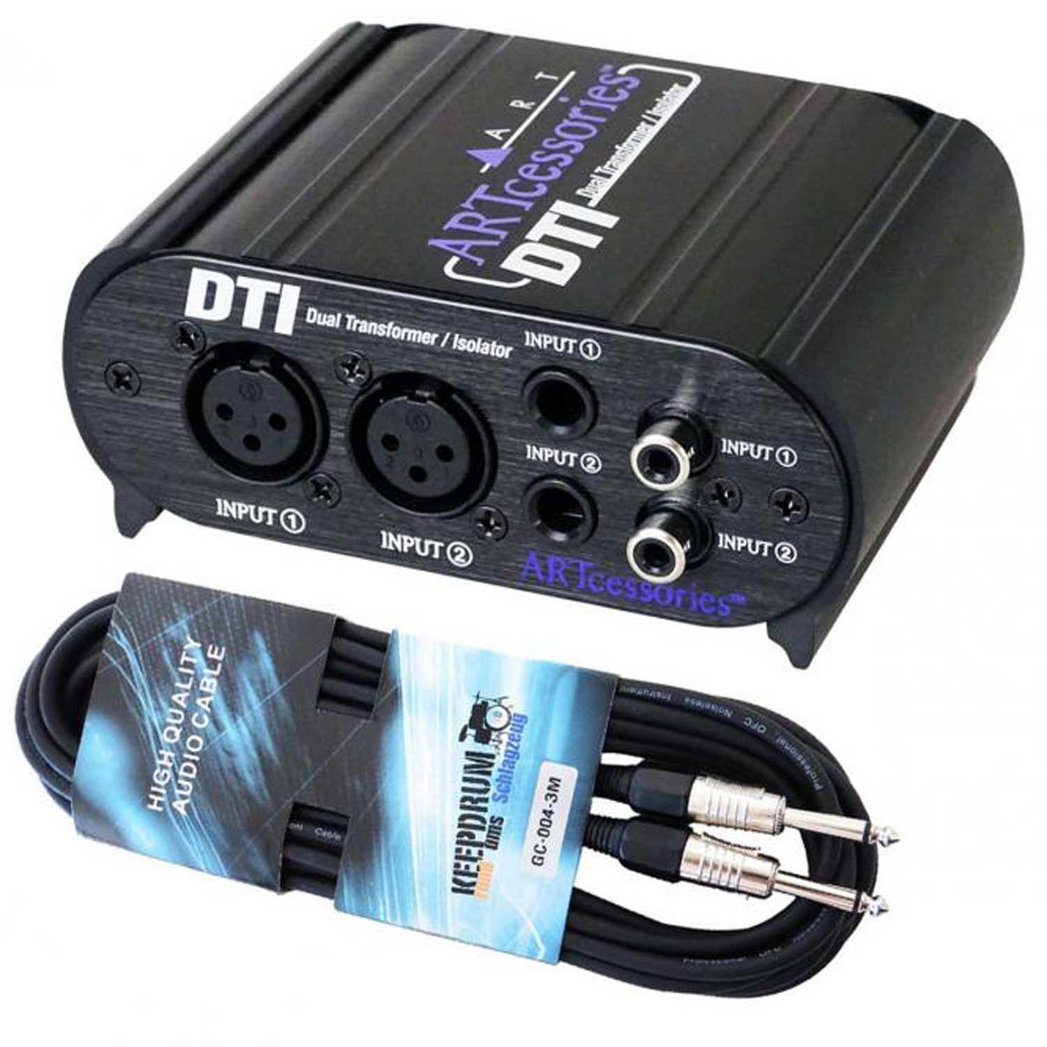 ART DTI passive DI-Box mit Kabel Digitales Aufnahmegerät