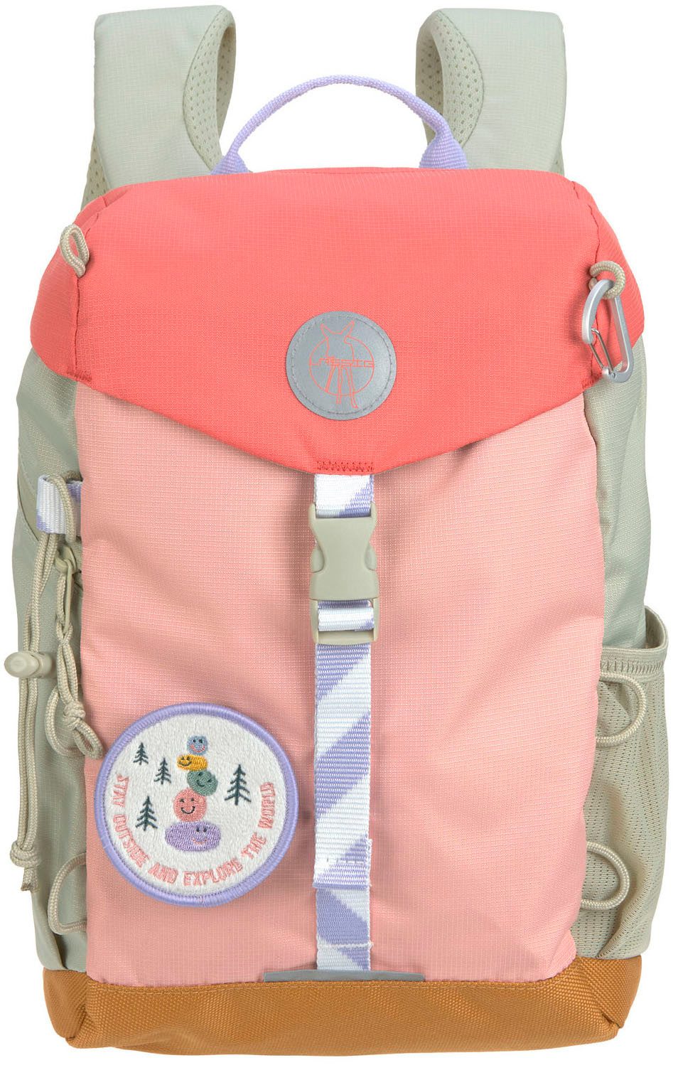 LÄSSIG Kinderrucksack Sunny Explorer Mini Outdoor Backpack 9 l, mit integriertem Regenschutz und thermoisolierter Sitzunterlage