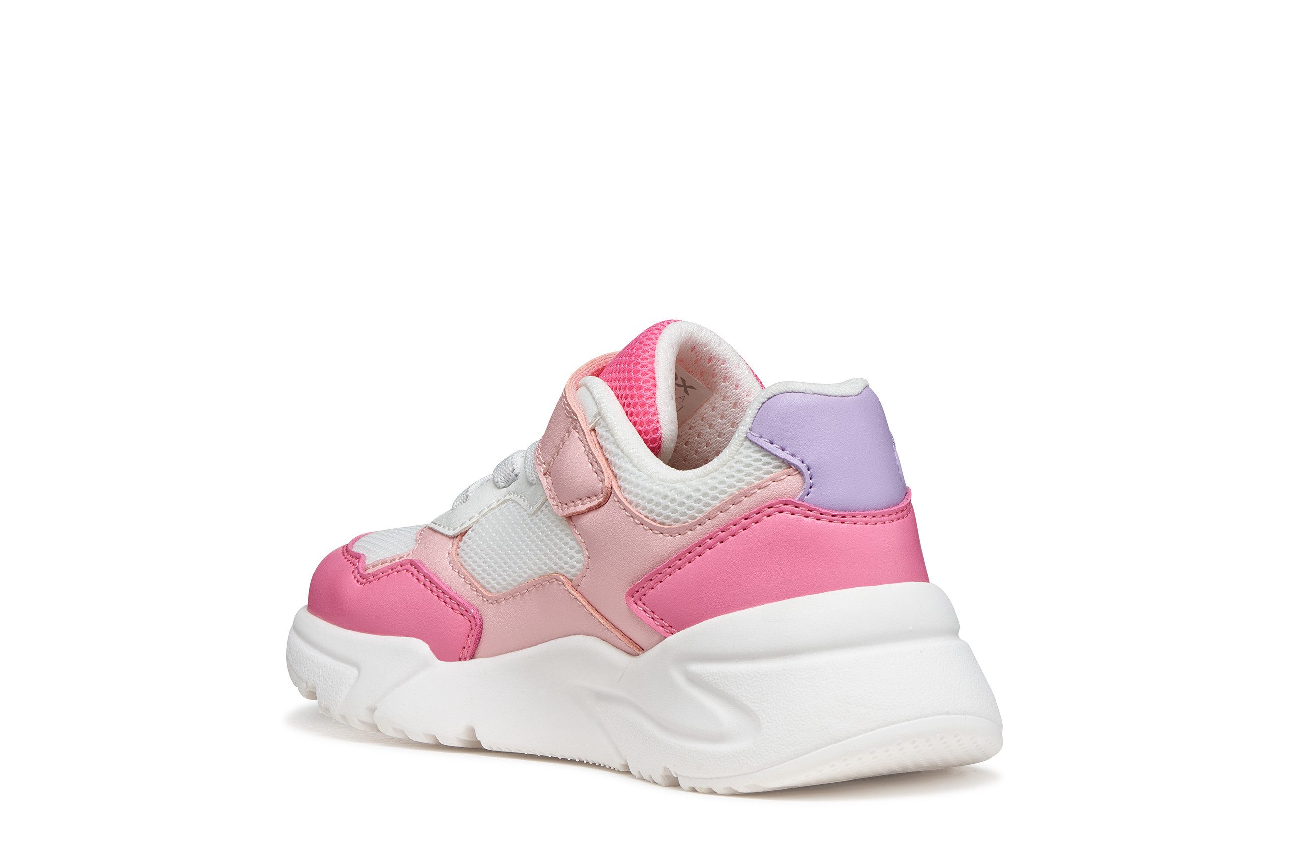Geox J LOFTUS GIRL Sneaker Klettschuh mit bunten Kontrastbesätzen, Größenschablone zum Download – Bild 4 von 5