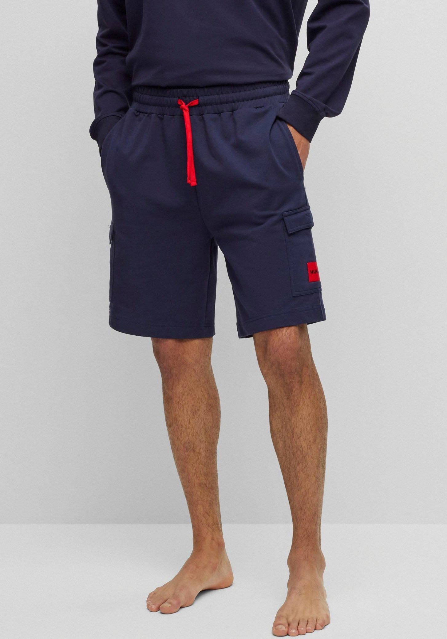 Reverse HUGO Sweatshorts mit Cargotaschen Shorts