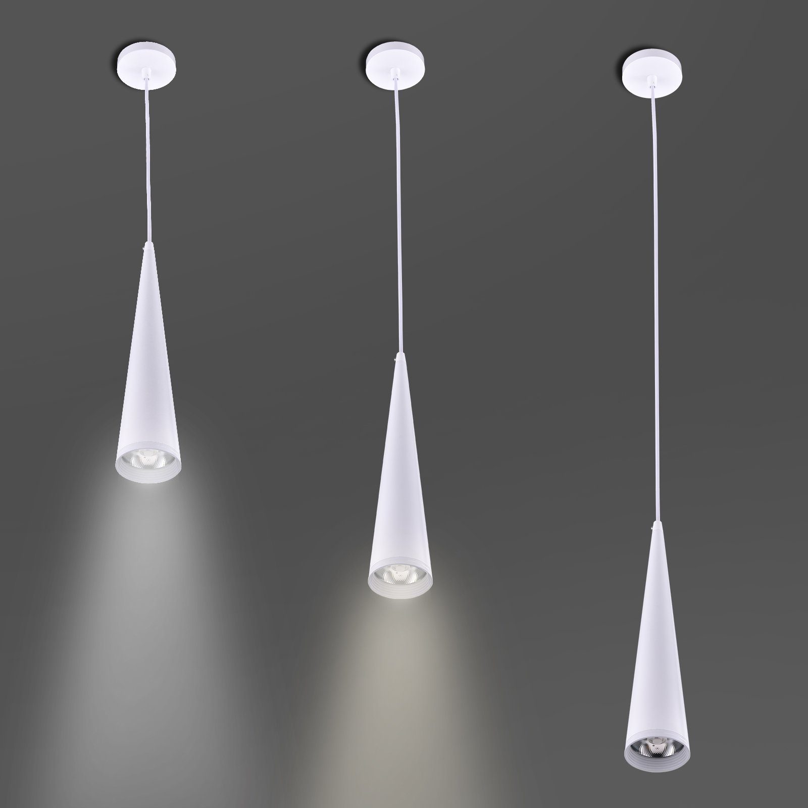 Rosnek LED Pendelleuchte Mini, Modern, 7W, günstig online kaufen
