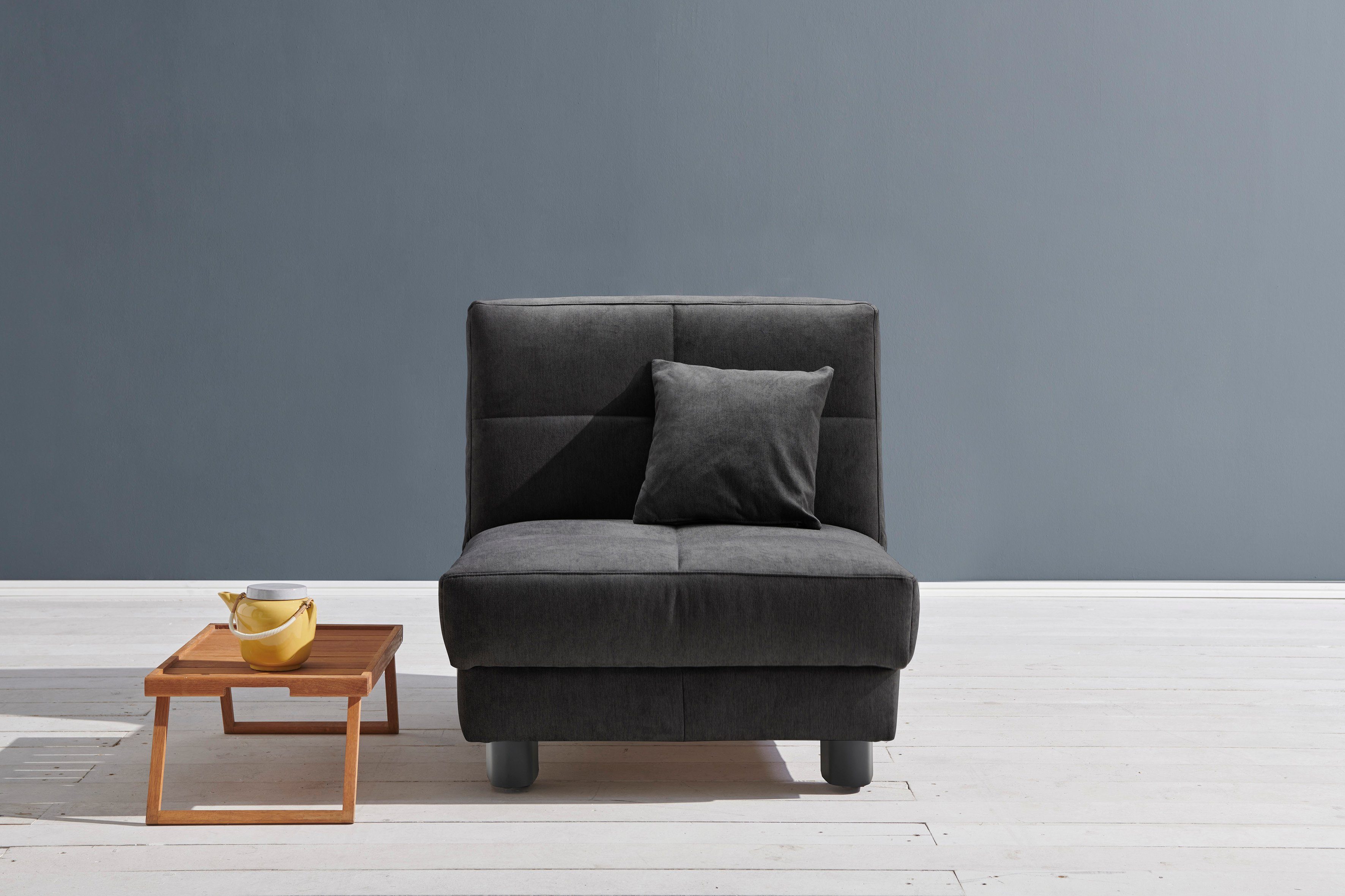 ell + ell Schlafsofa cm, Tilda, Zierkissen Breite 85 schwarz 1 inkl