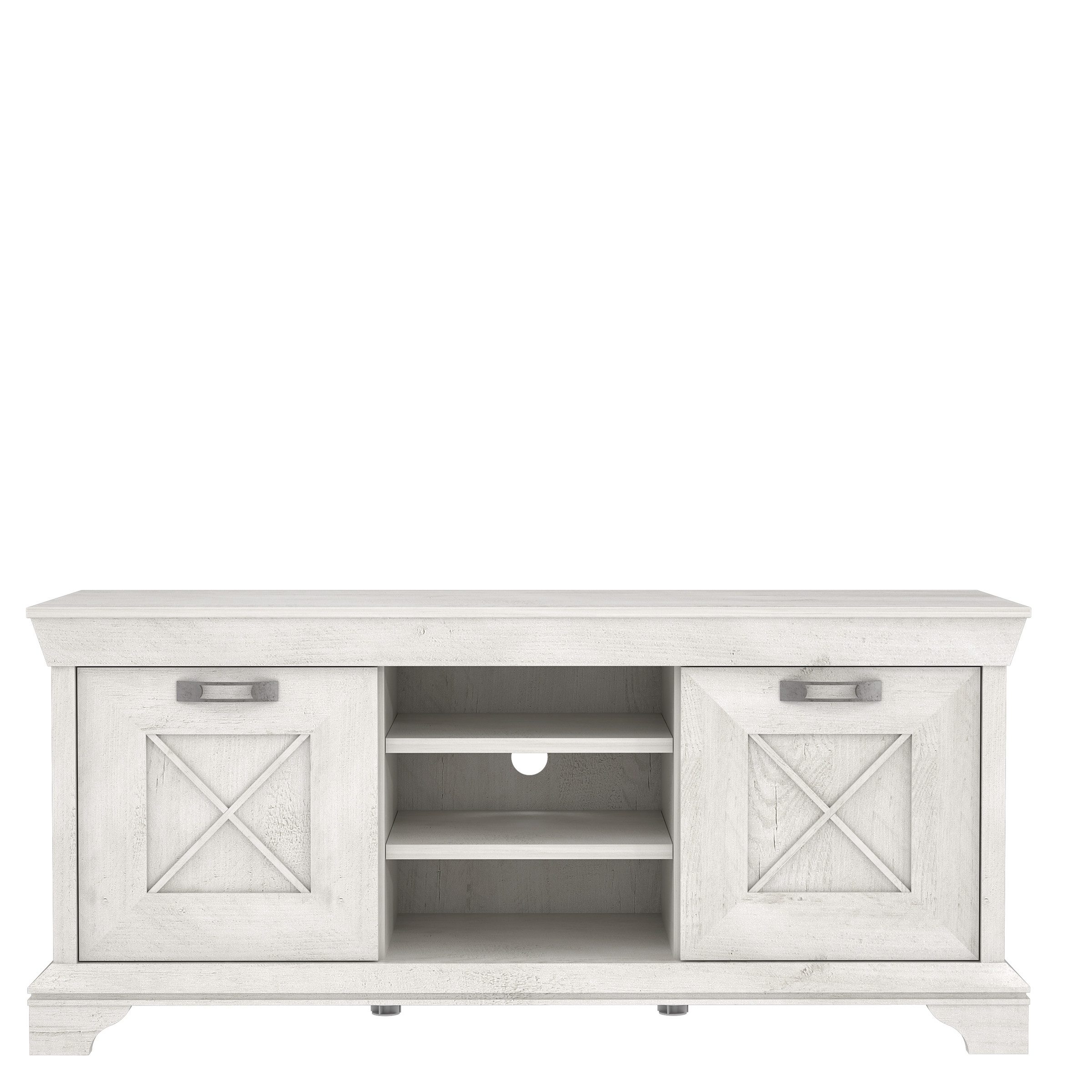 freiraum TV-Board Kashmir, in weiß,beige - 147,4x66,3x48,2cm (BxHxT)