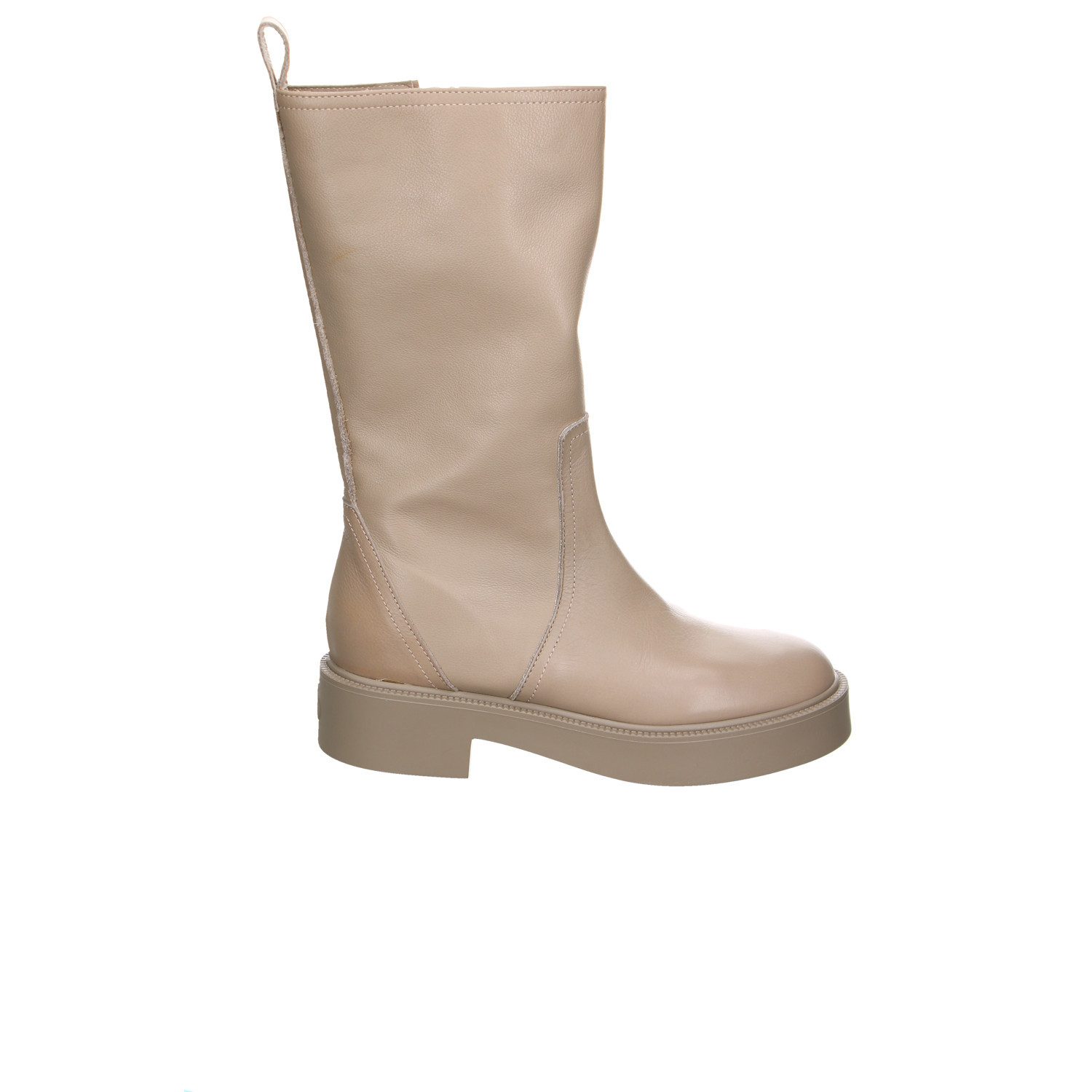 Copenhagen Studios Copenhagen Leder Schaftstiefel grau Stiefelette