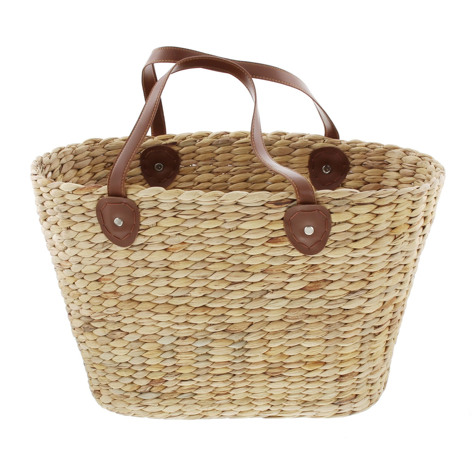 Frank Flechtwaren Schultertasche, Einkaufstasche Naturoptik günstig online kaufen
