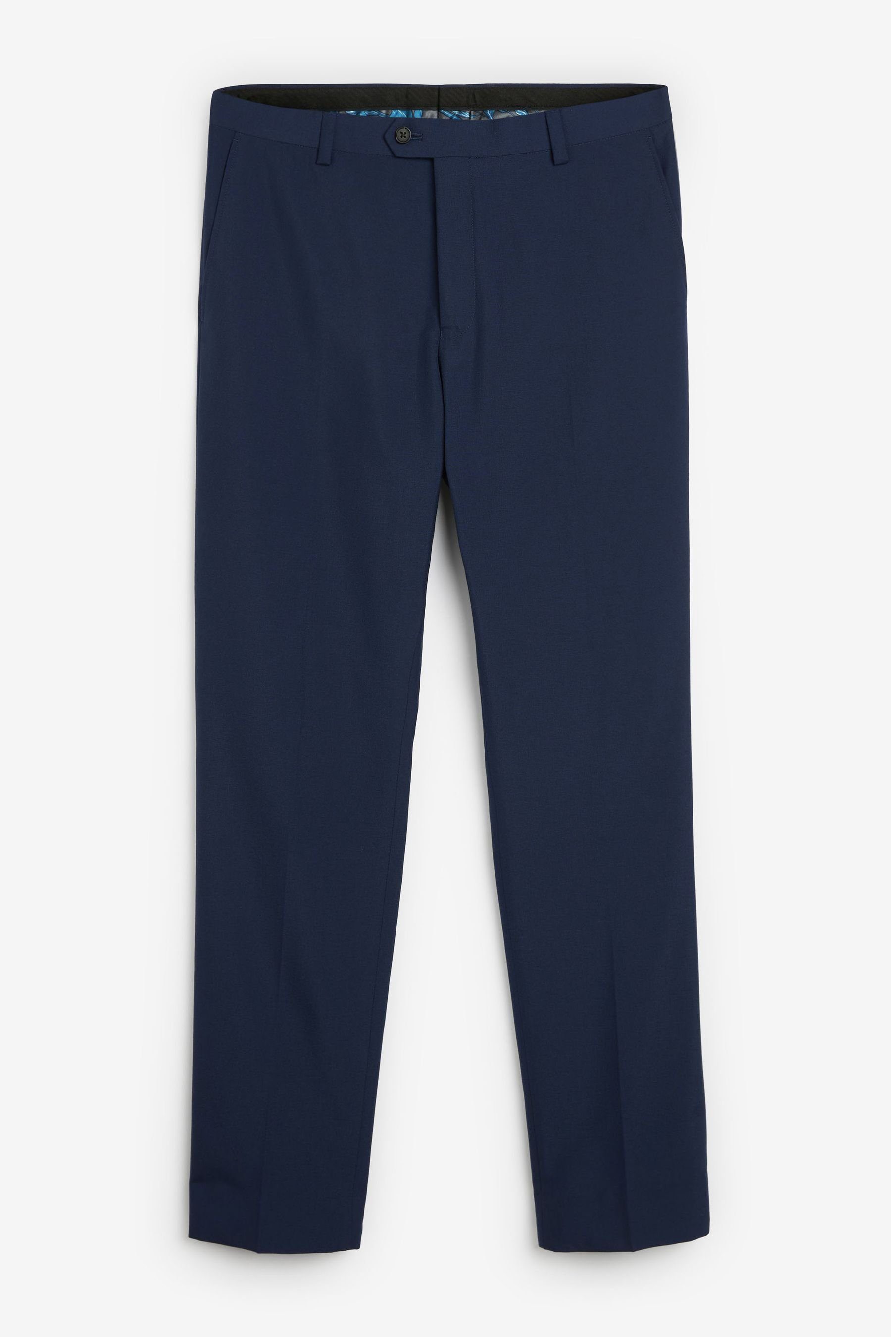 Next Anzughose Anzug: Slim Fit Hose (1-tlg) Bright Blue