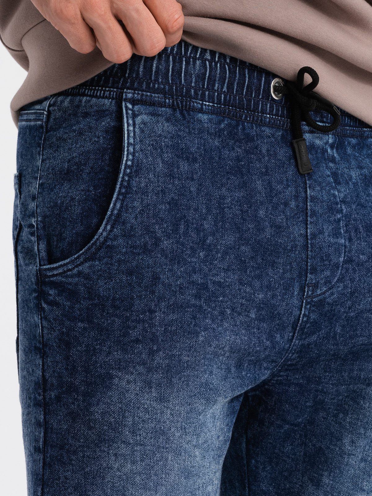 OMBRE Jeggings Marmorierte Denim-Hose Jeggings für Herren