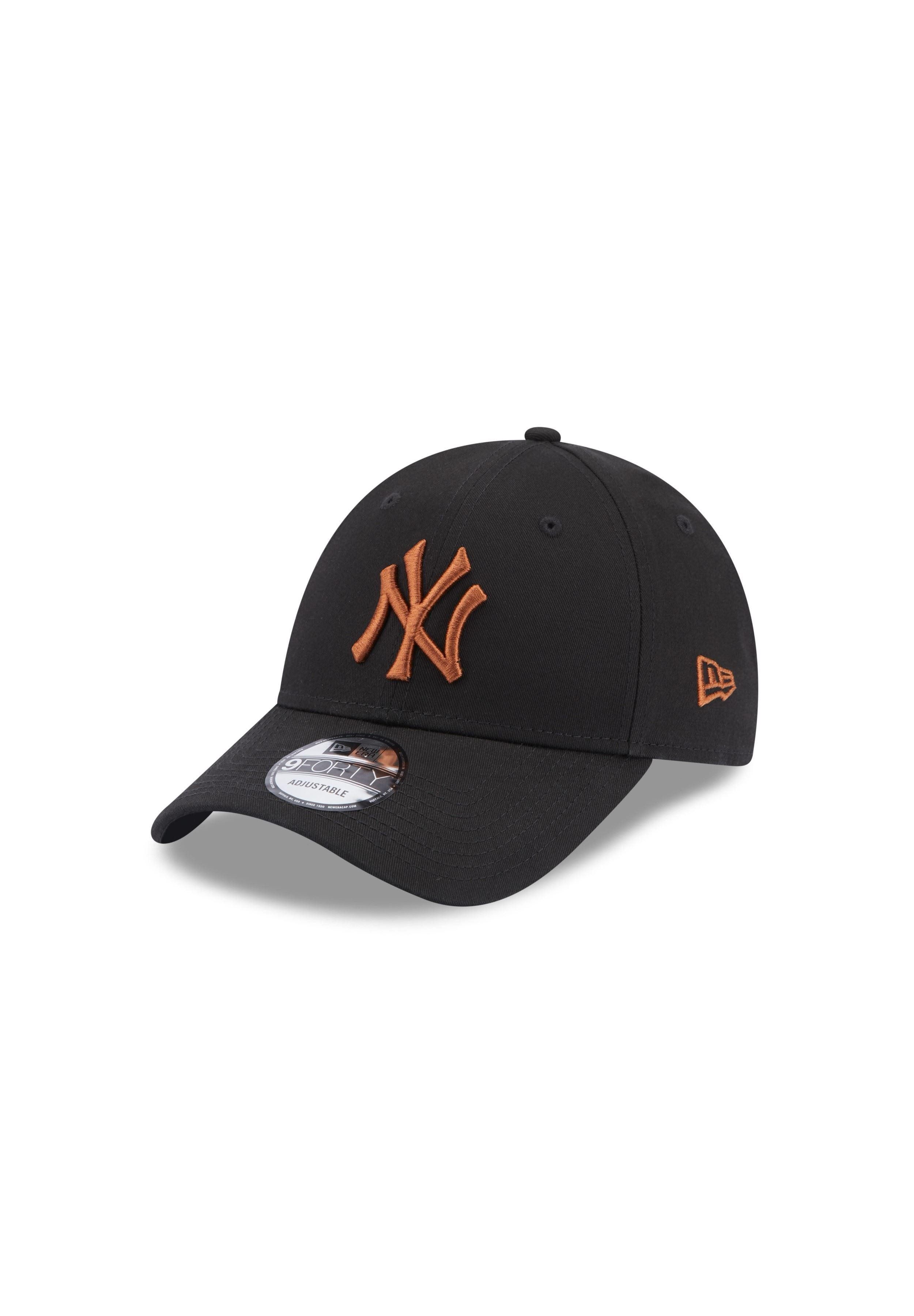 Baseball Cap New York Yankees MLB League Essential Black Brown 9Forty Adjustable Ca
