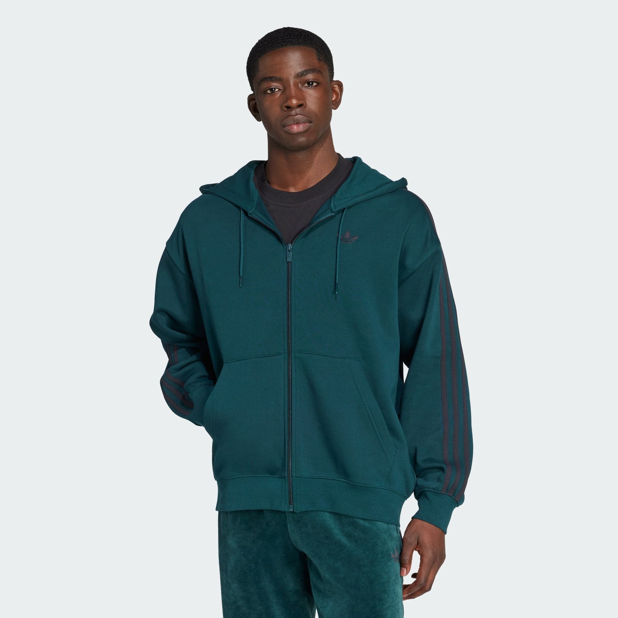 adidas Originals Sweatshirt ADIDAS ADICOLOR OVERSIZE KAPUZENJACKE (1-tlg) günstig online kaufen