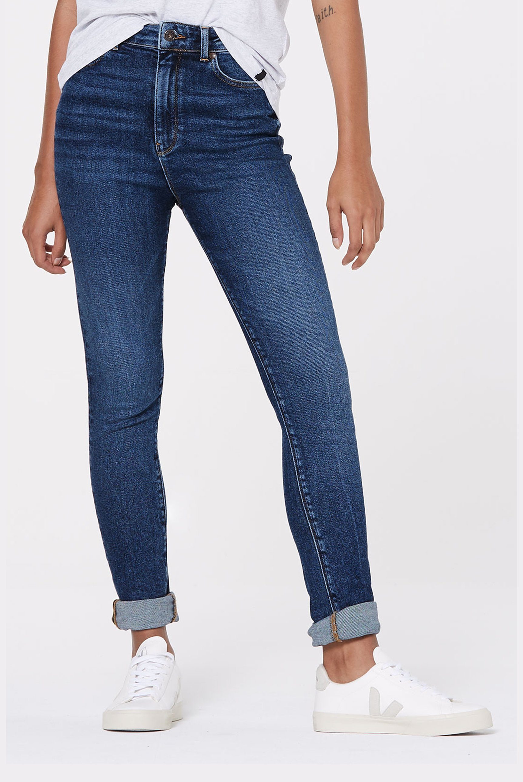 Harlem Soul Skinny-fit-Jeans mit hoher Leibhöhe