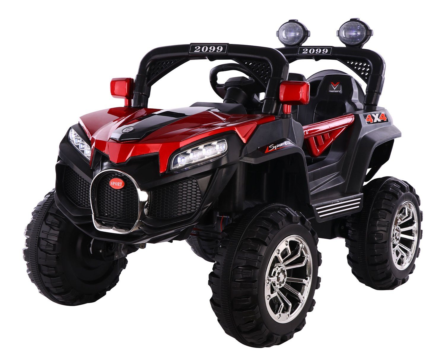 Kikkaboo Elektro-Kinderauto »Elektroauto Buggy Alpinist«, Belastbarkeit 30  kg, Fernbedienung, Vierradfederung, MP3 online kaufen | OTTO