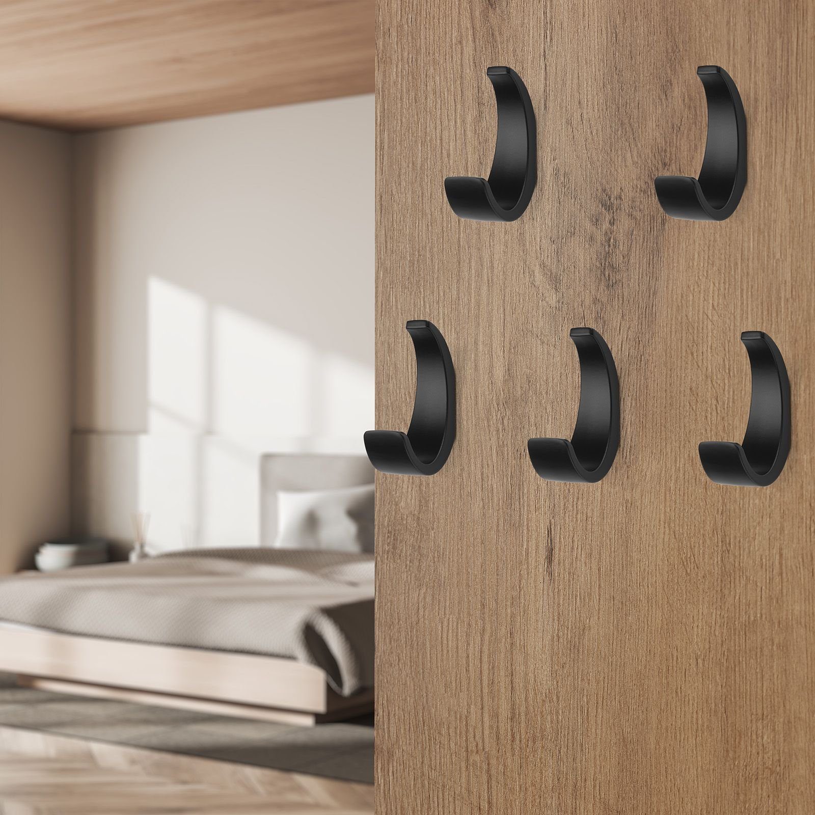 SO-TECH® Kleiderhaken Garderobenhaken VETRINO 6,9 x 2,4 cm, (1-St), Chrom p günstig online kaufen