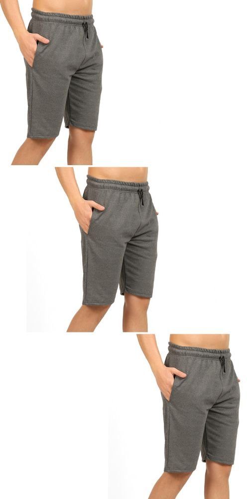 COMEOR Sweatshorts Kurze Hosen Herren-Sporthose Kurz Laufshorts Männer Bermuda Shorts (3-tlg)