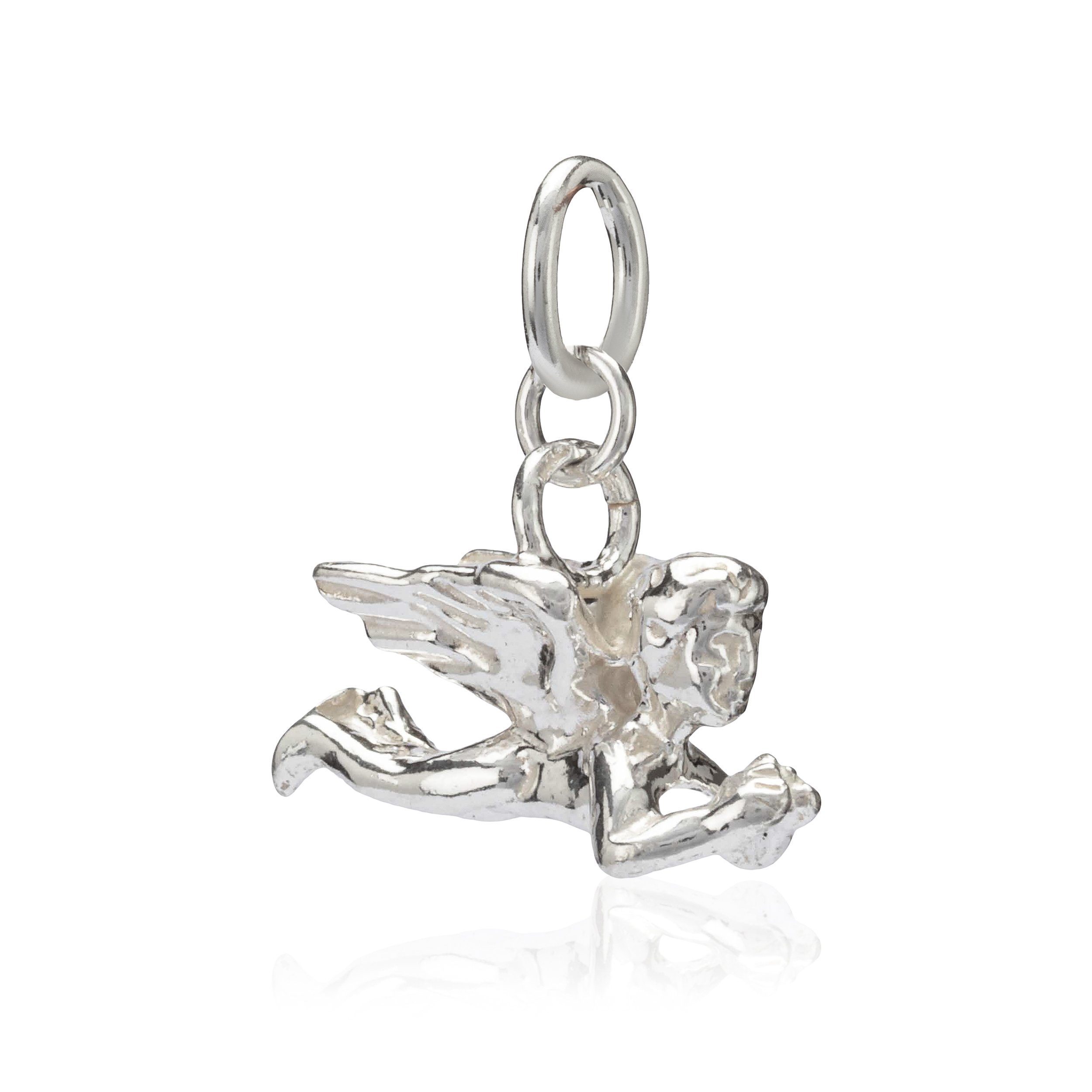 NKlaus Кулоны Damen Кулоны Engel Symbol 925 Silber 17x11, 925 Sterling Silber Silberschmuck für Damen