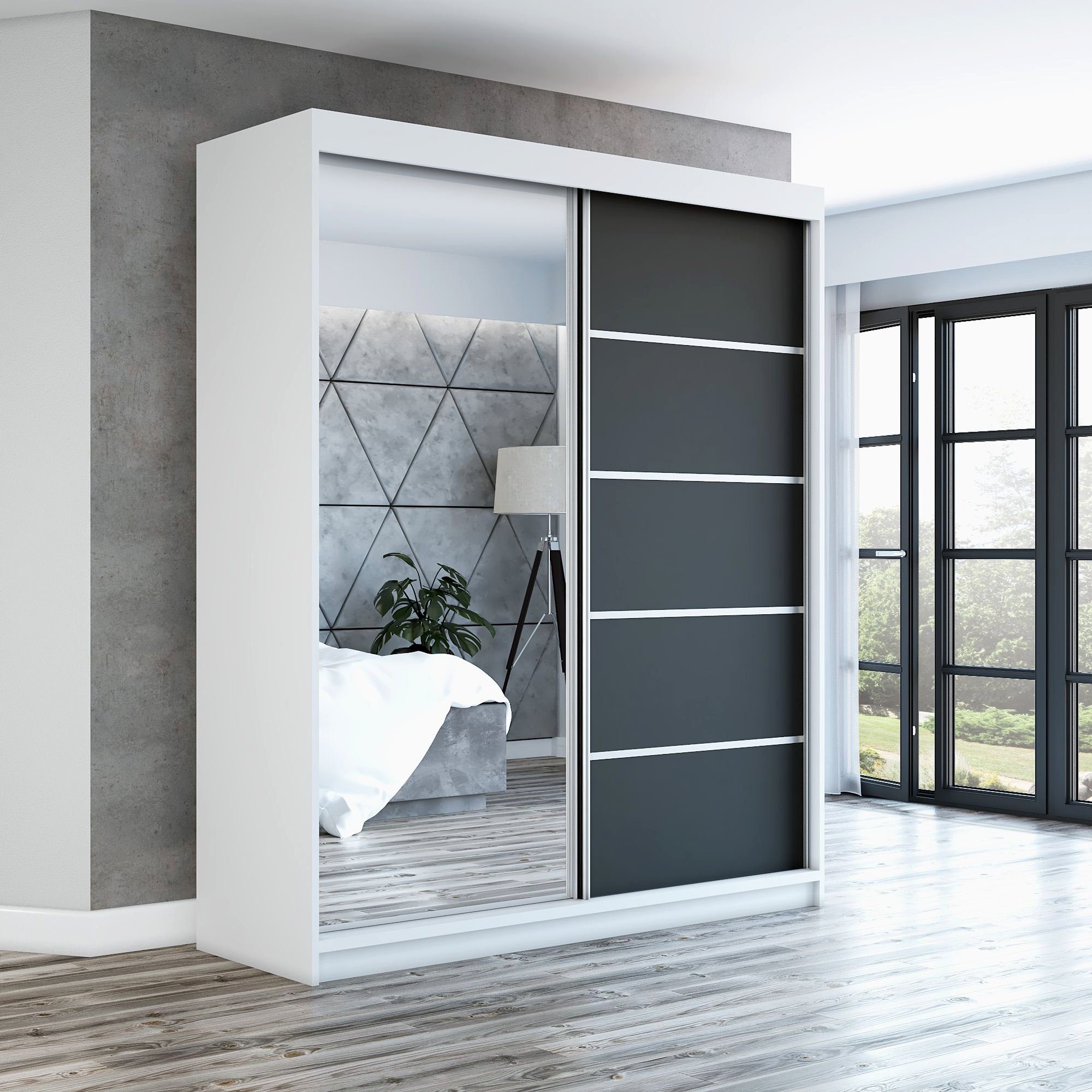 A&J MöbelLand GmbH Schwebetürenschrank GAP 180 günstig online kaufen