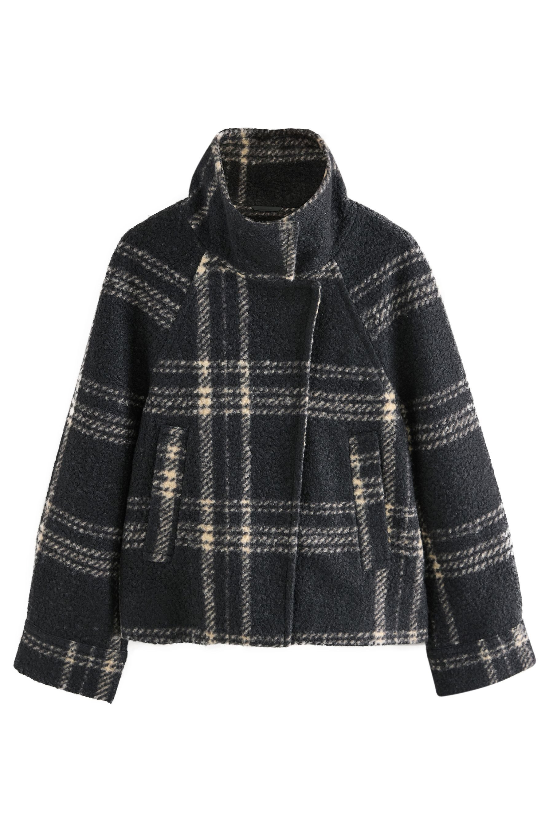 Next Kurzmantel Strickmantel mit Trichterkragen, Kurzgröße günstig online kaufen