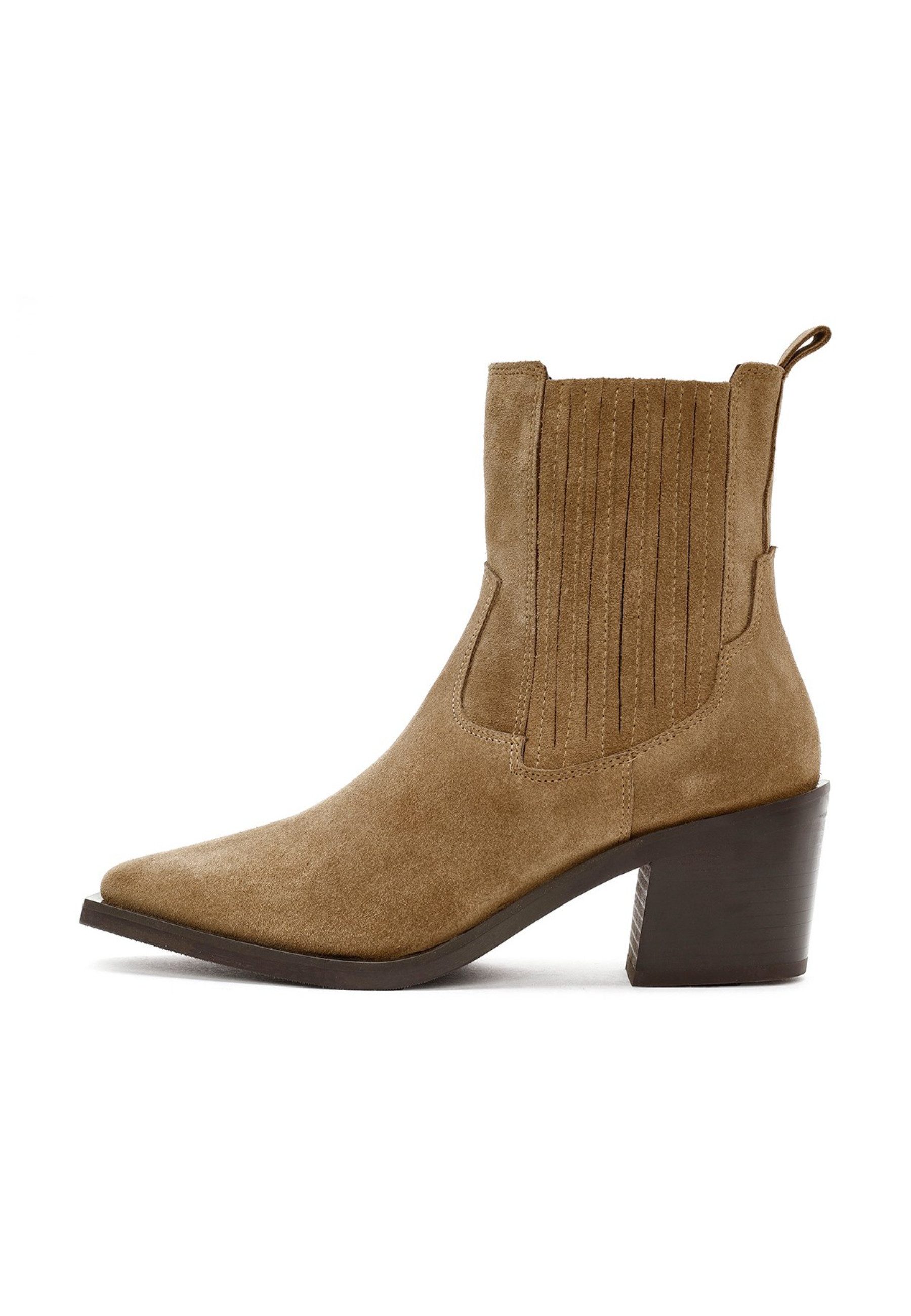 Cowboy-Stiefel aus Veloursleder Cowboy Boots