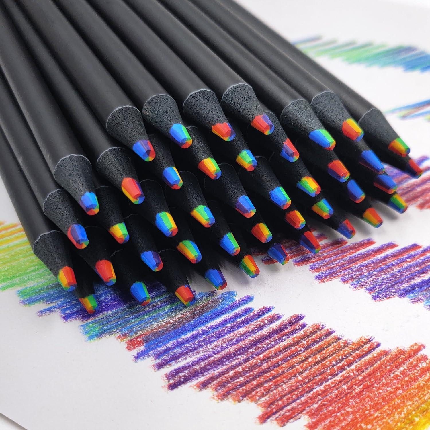 LuxusKollektion Buntstift Buntstifte Regenbogen 30er Set 7in1
