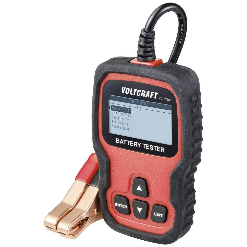 Bleiakku-Tester 12/24 Autobatterie-Ladegerät VOLTCRAFT