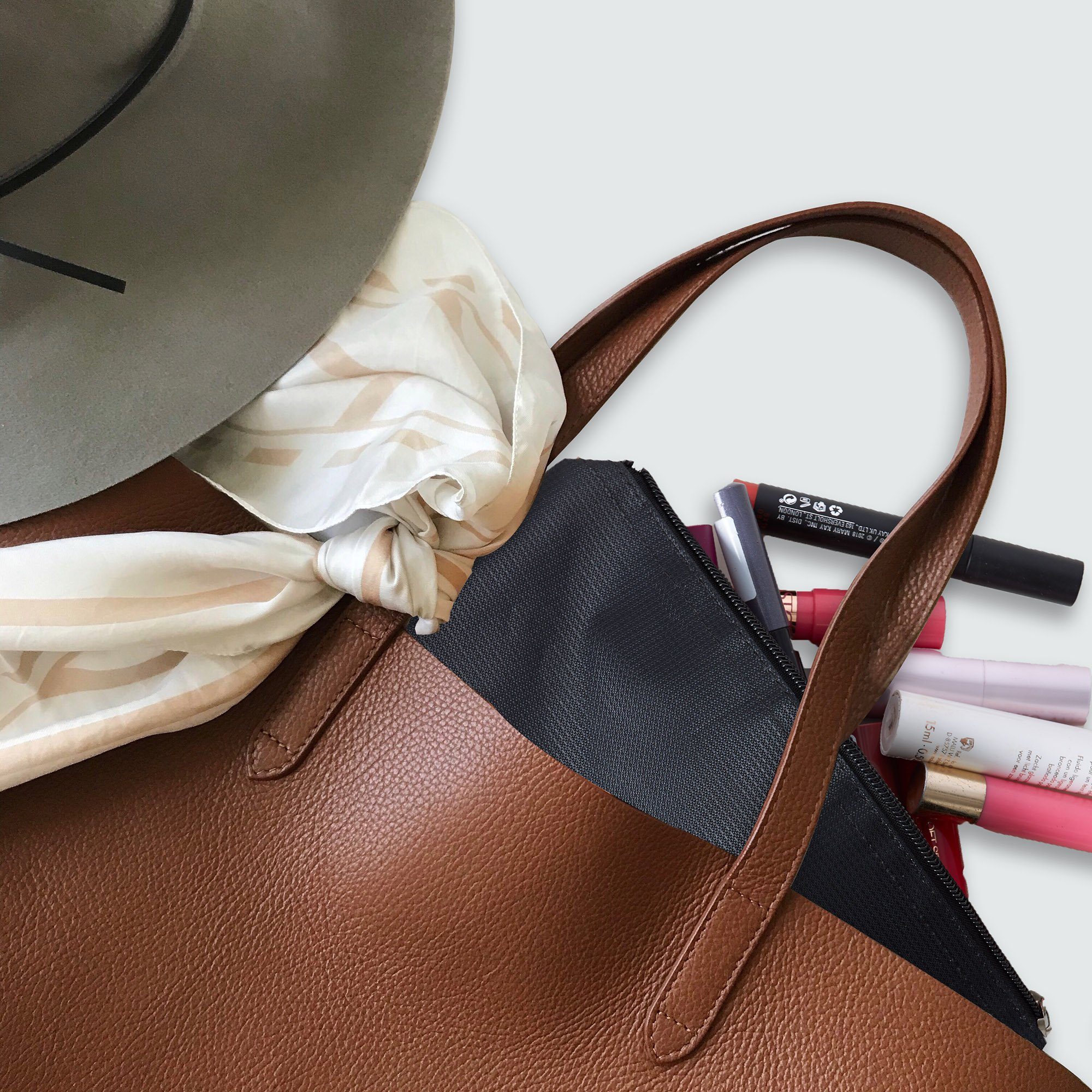 achilles Kosmetiktasche Kosmetik-Tasche mit Trageschlaufe Make-up-Etui Kultur-Beutel Organizer (1)