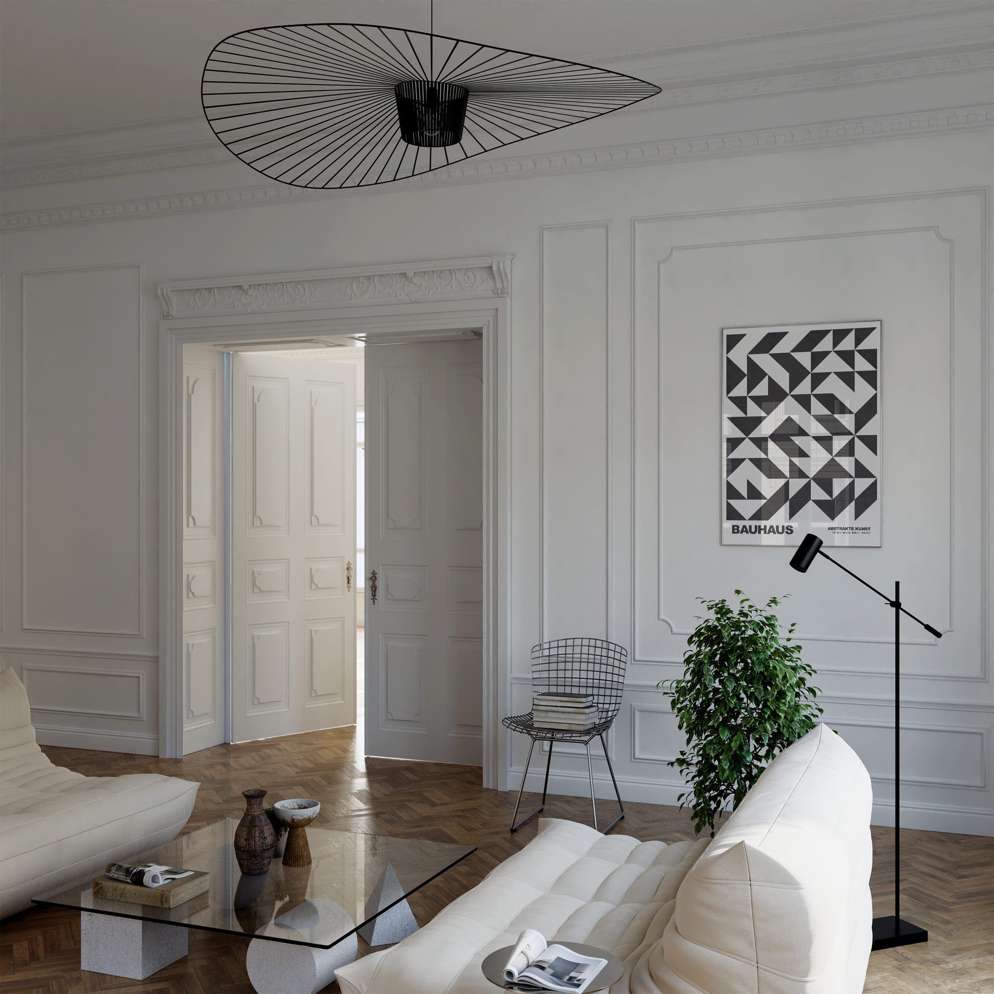 JUSTGOODMOOD Poster Poster Bauhaus Abstrakte Kunst günstig online kaufen