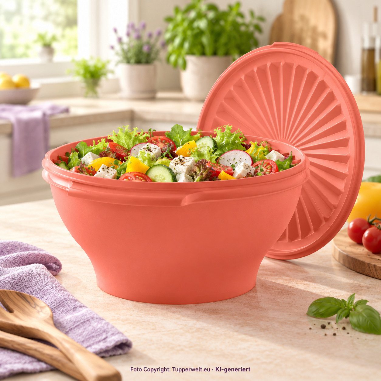TUPPERWARE Vorratsdose Tupperware Serviersonne 4,1 Liter