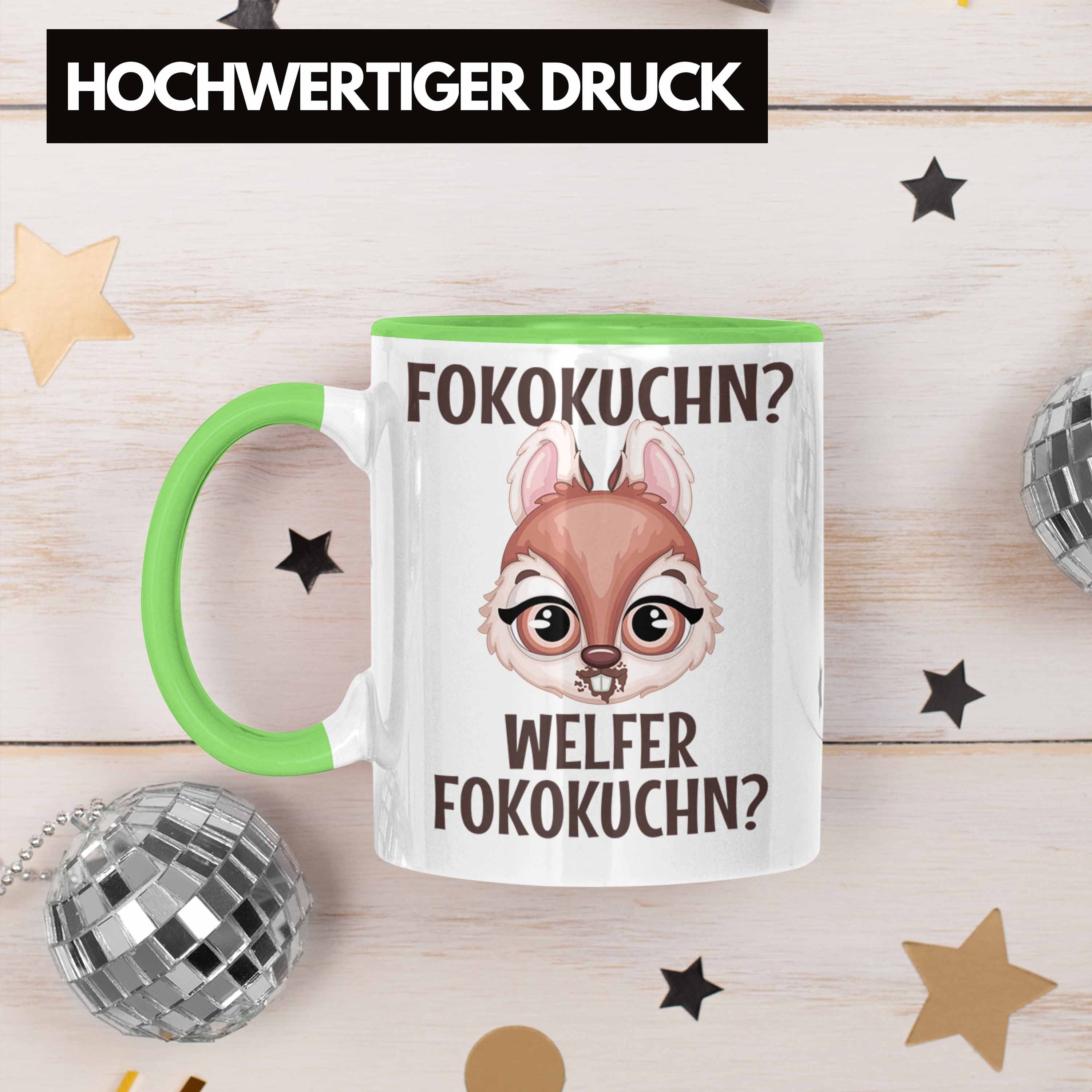 Fofokuchn Tasse Grün Tasse Lustiger Fofokuchen Geschenk Trendation Spruch Welcher