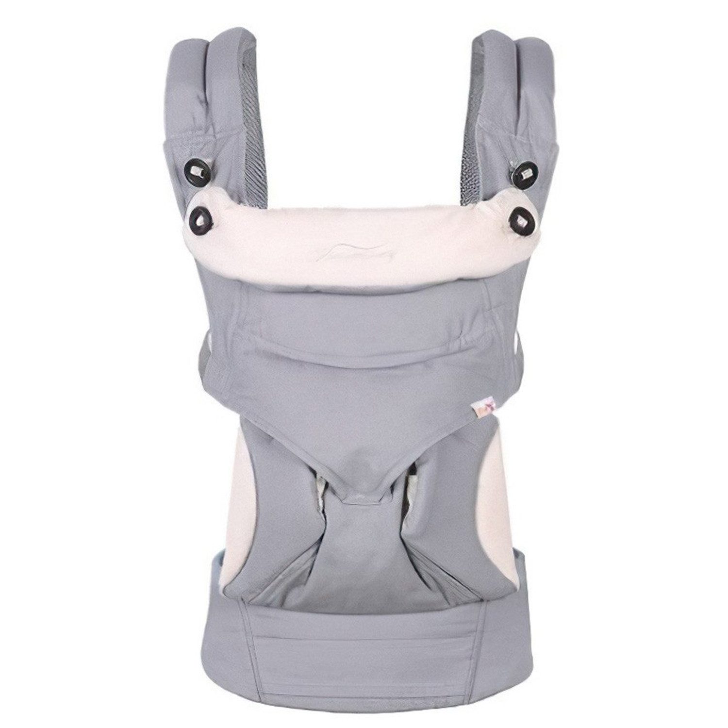 Babytrage Babytrage 4 in 1 Baby Tragetuch Multifunktionale Kindertrage grau