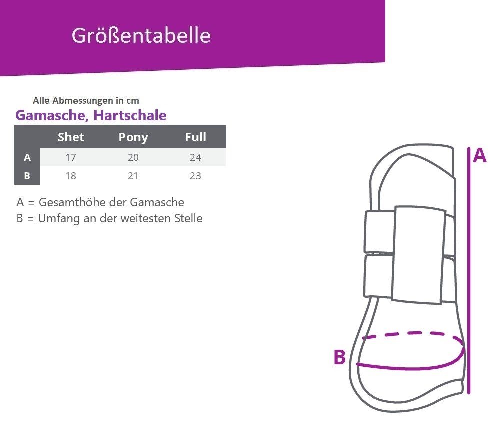 ARBO-INOX® Gamaschen Hartschalengamaschen mit Neoprenfutter und Klettverschluss, Anatomische Form