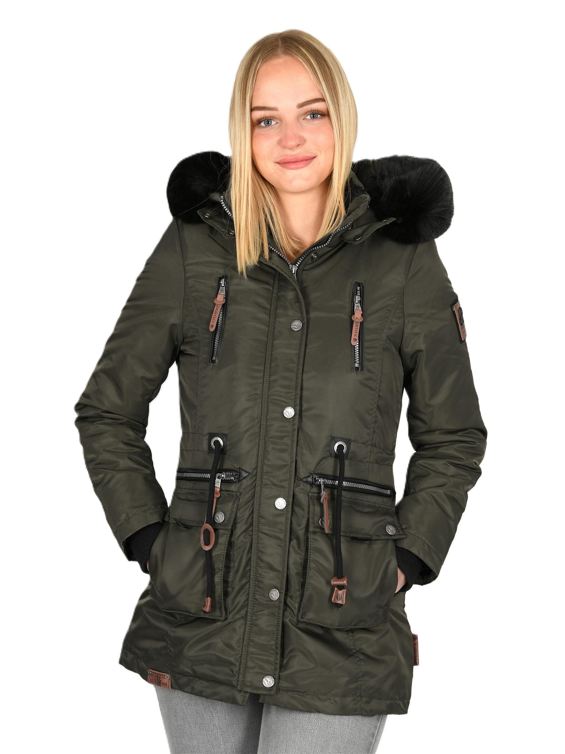 Navahoo Winterjacke Navahoo Mangala Princess Damen Winterjacke B873 mit abnehmbarer Kapuze – Bild 3 von 5