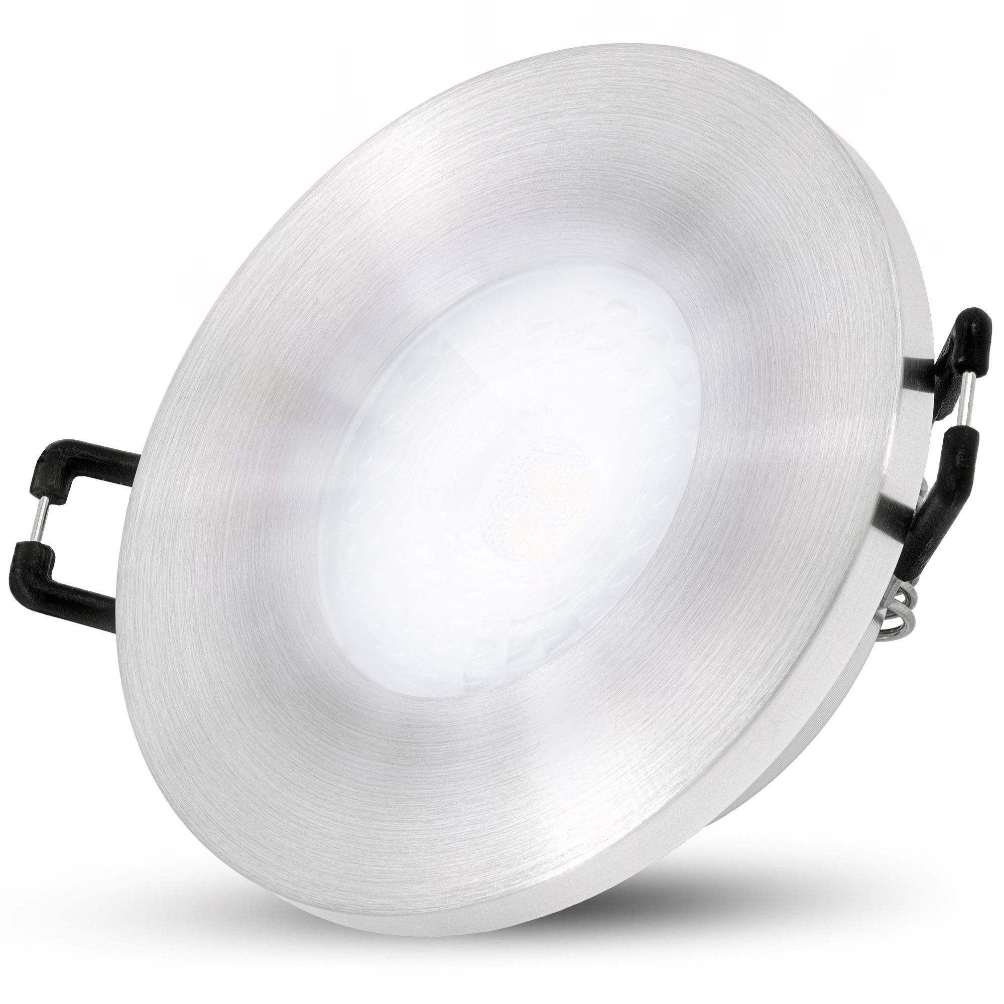 SSC-LUXon LED Außen-Deckenleuchte BEDA Einbauleuchte flach IP65 LED Modul wechselbar neutralweiss 230, Neutralweiß