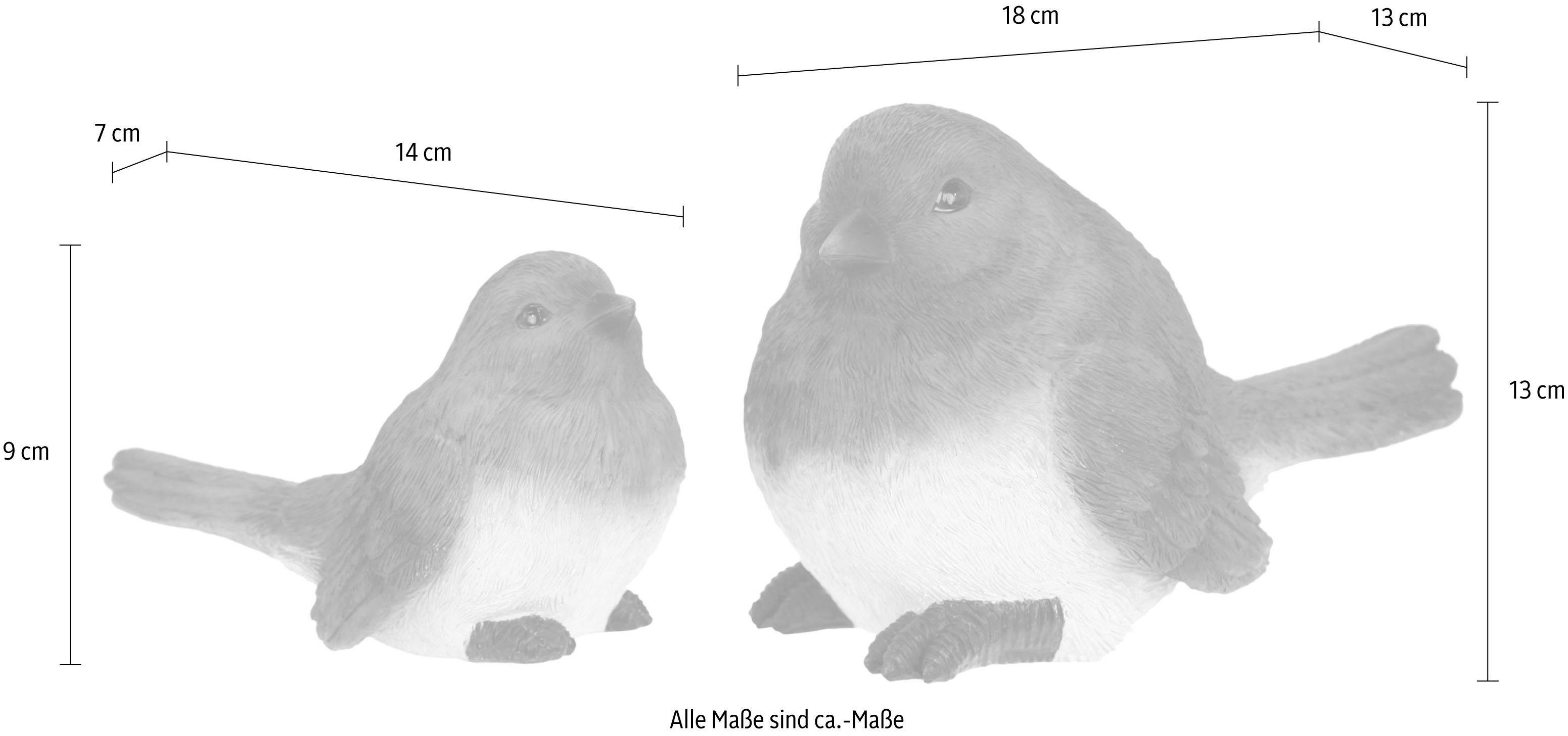 (2er Dekofigur, Polyresin-Vögel I.GE.A. Set)