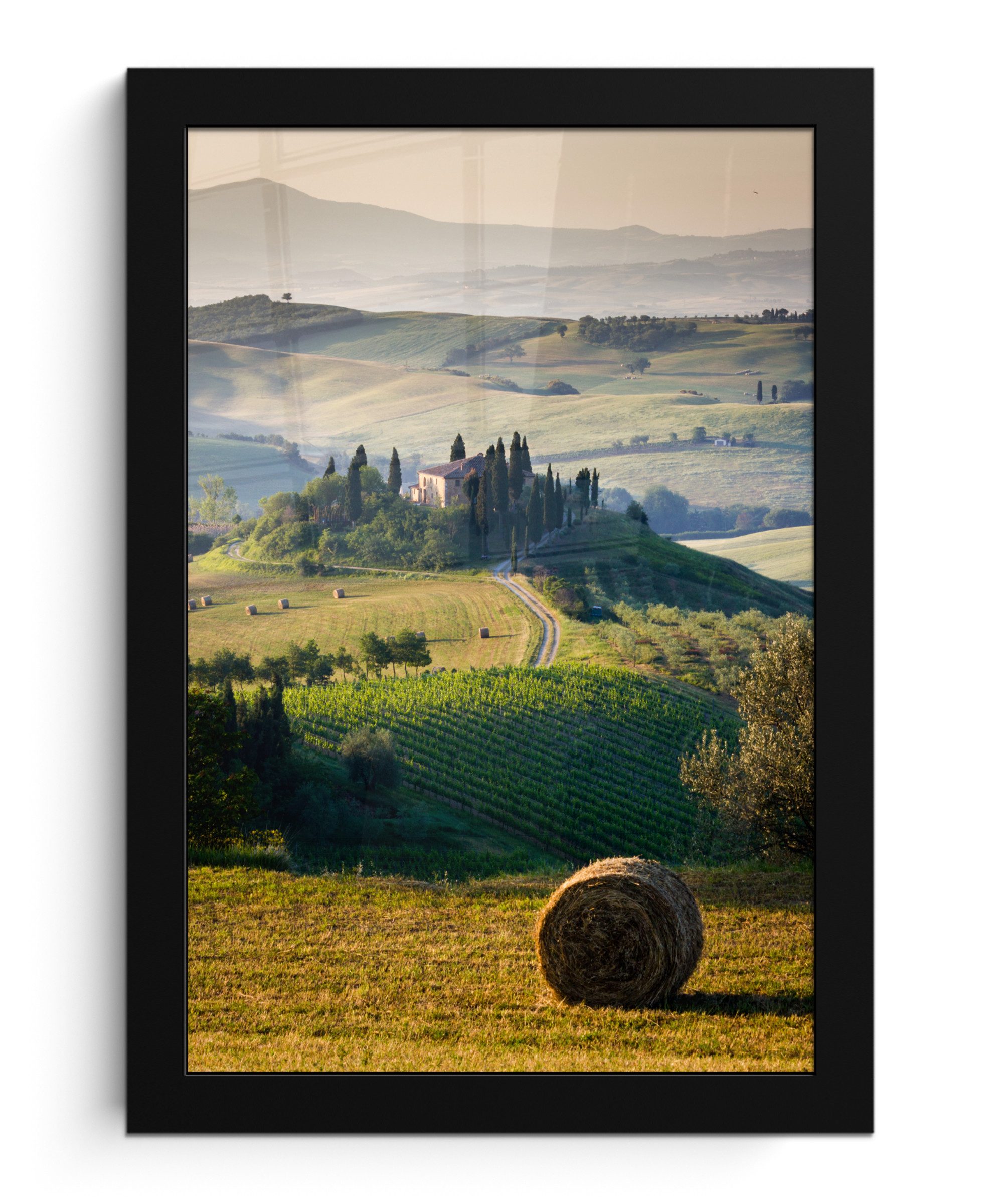Poster Toskana - Landschaft - Grün