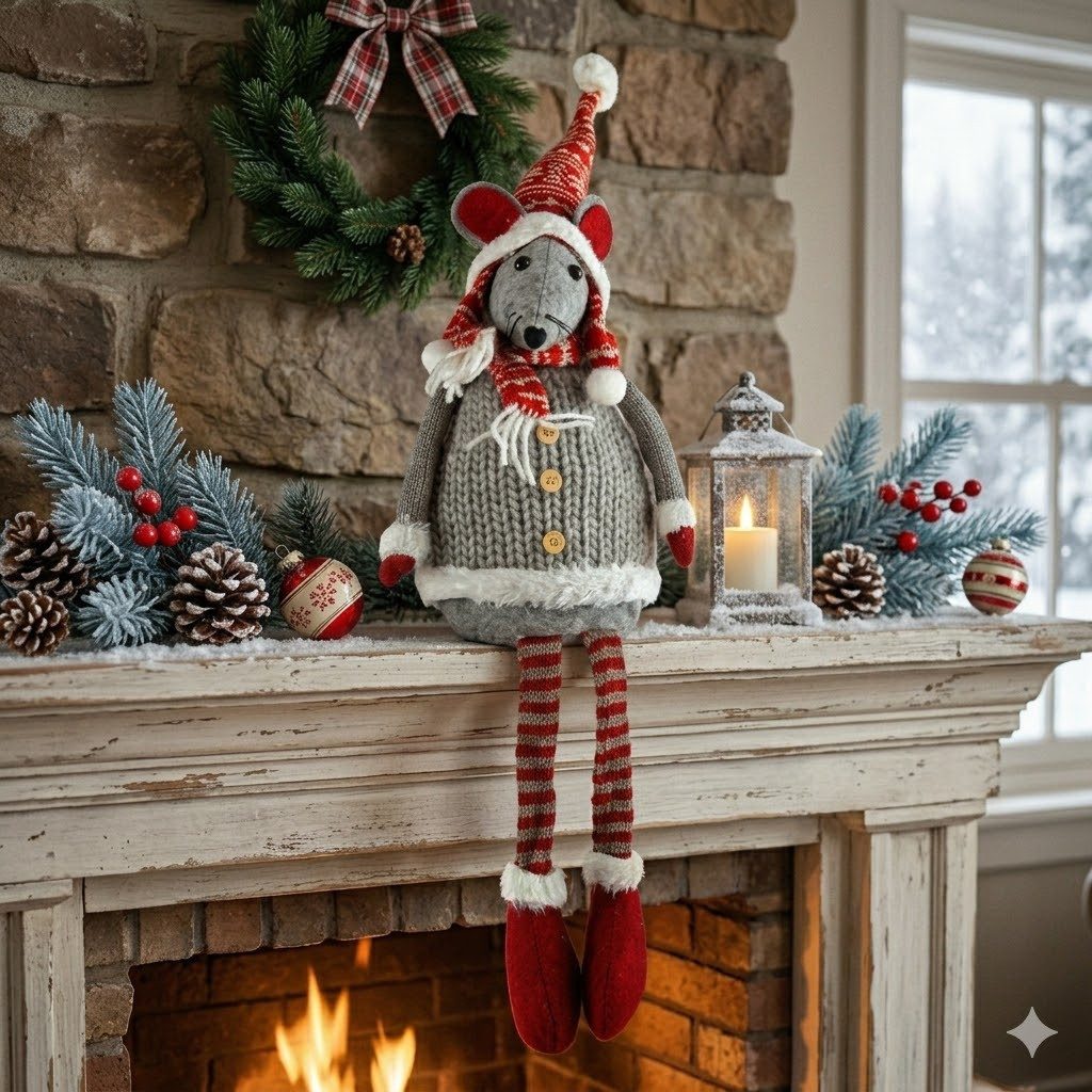 Beauty Group Weihnachtsfigur Kantenhocker Maus Albert