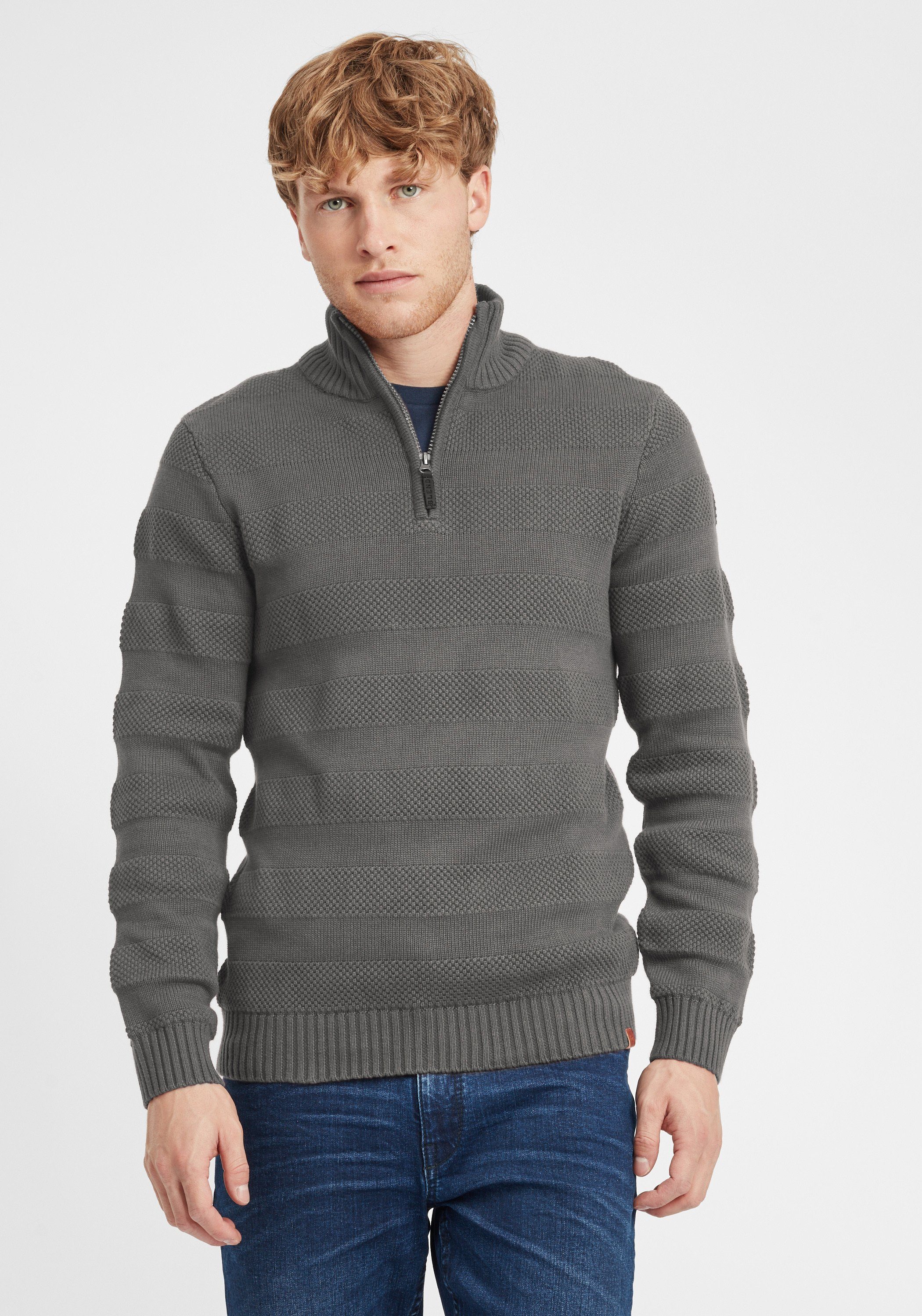 Blend Strickpullover BHGaspar Strickpullover mit Stehkragen günstig online kaufen