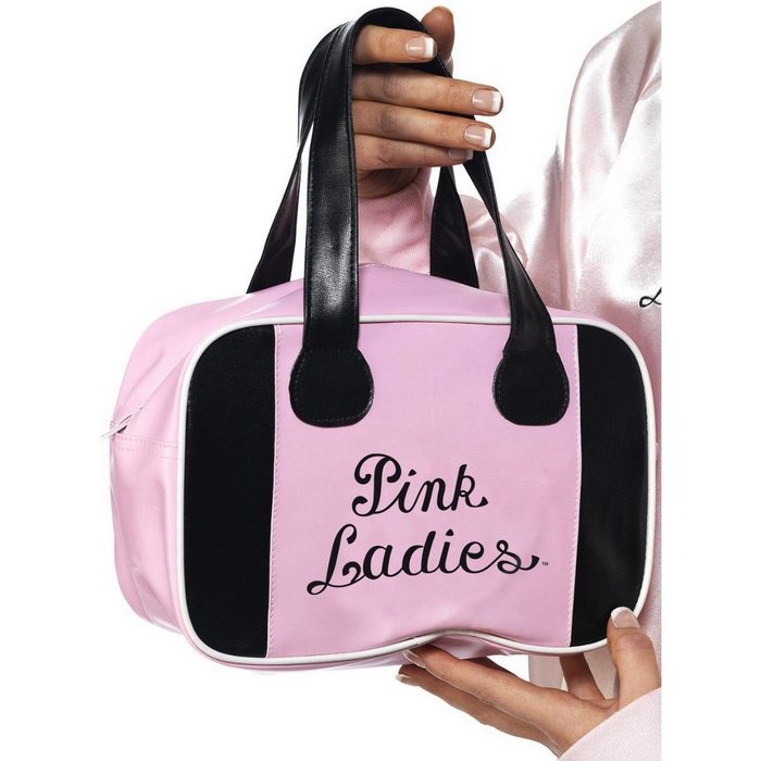 Smiffys Kostüm Grease Pink Ladies Handtasche Das passende Täschchen für den 70er Jahre Kultfilm